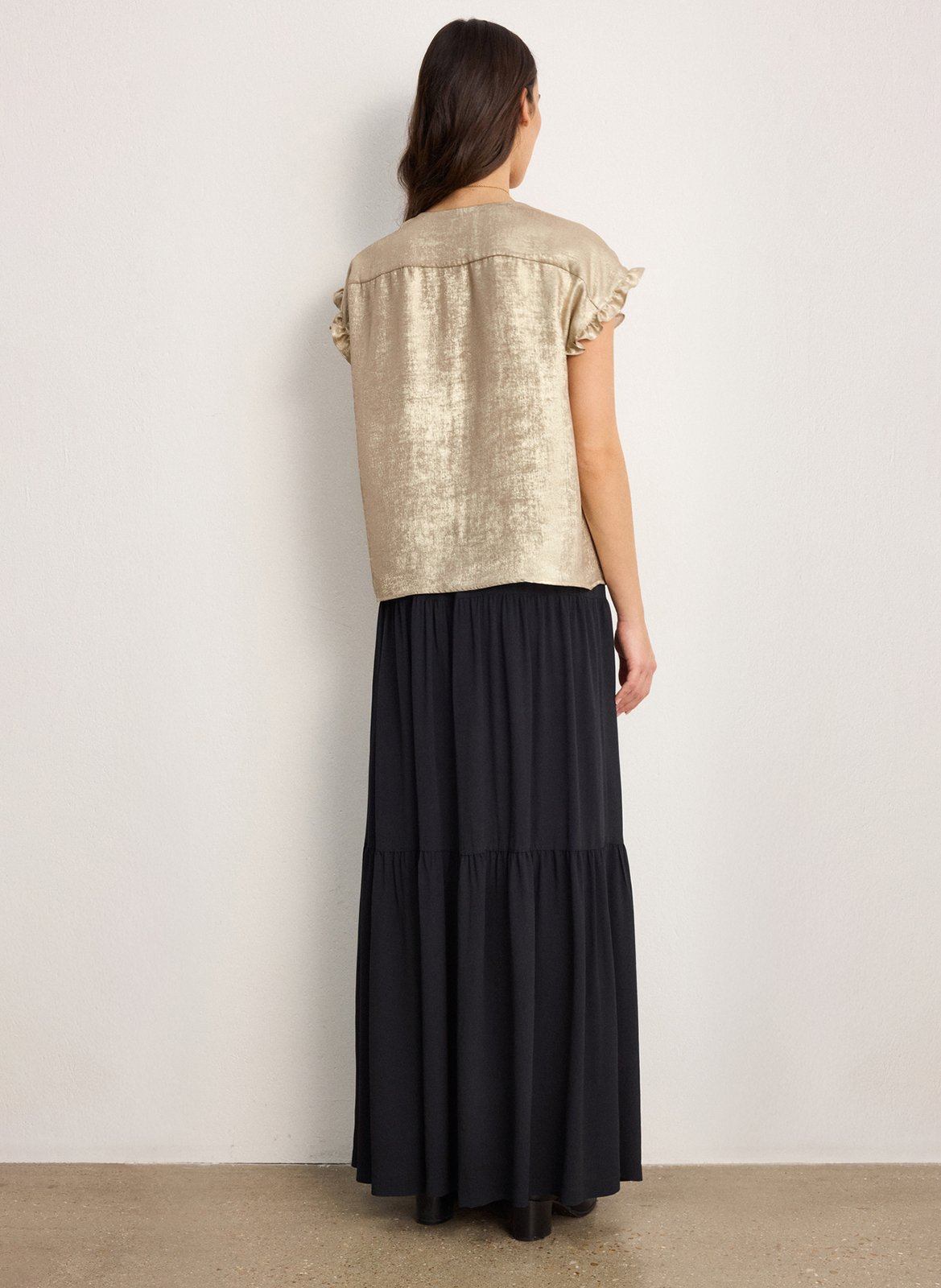 Effy - Oberteil mit V-Ausschnitt PABLO Golden