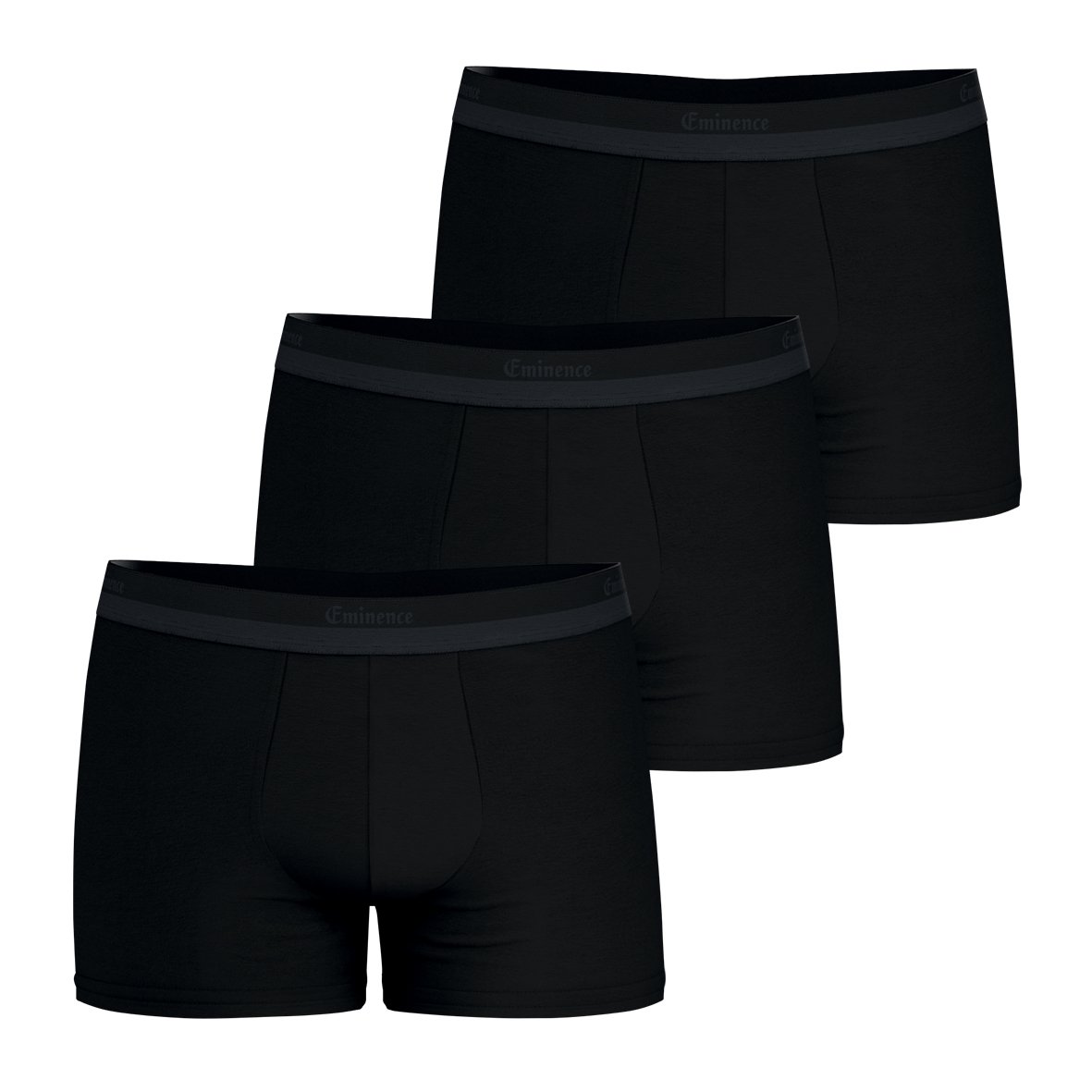 Trunks, pack of 3, studio Black