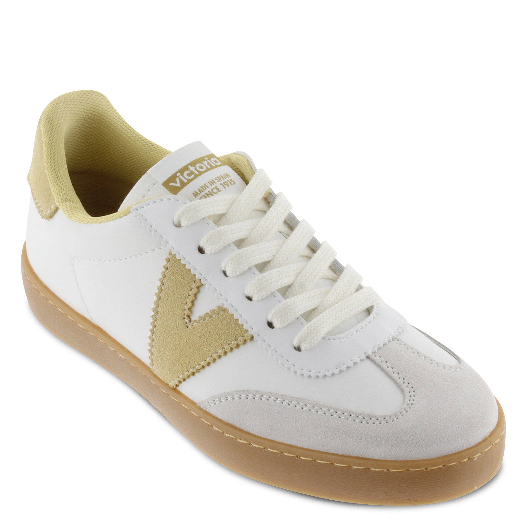 Baskets basses en cuir VICTORIA Jaune