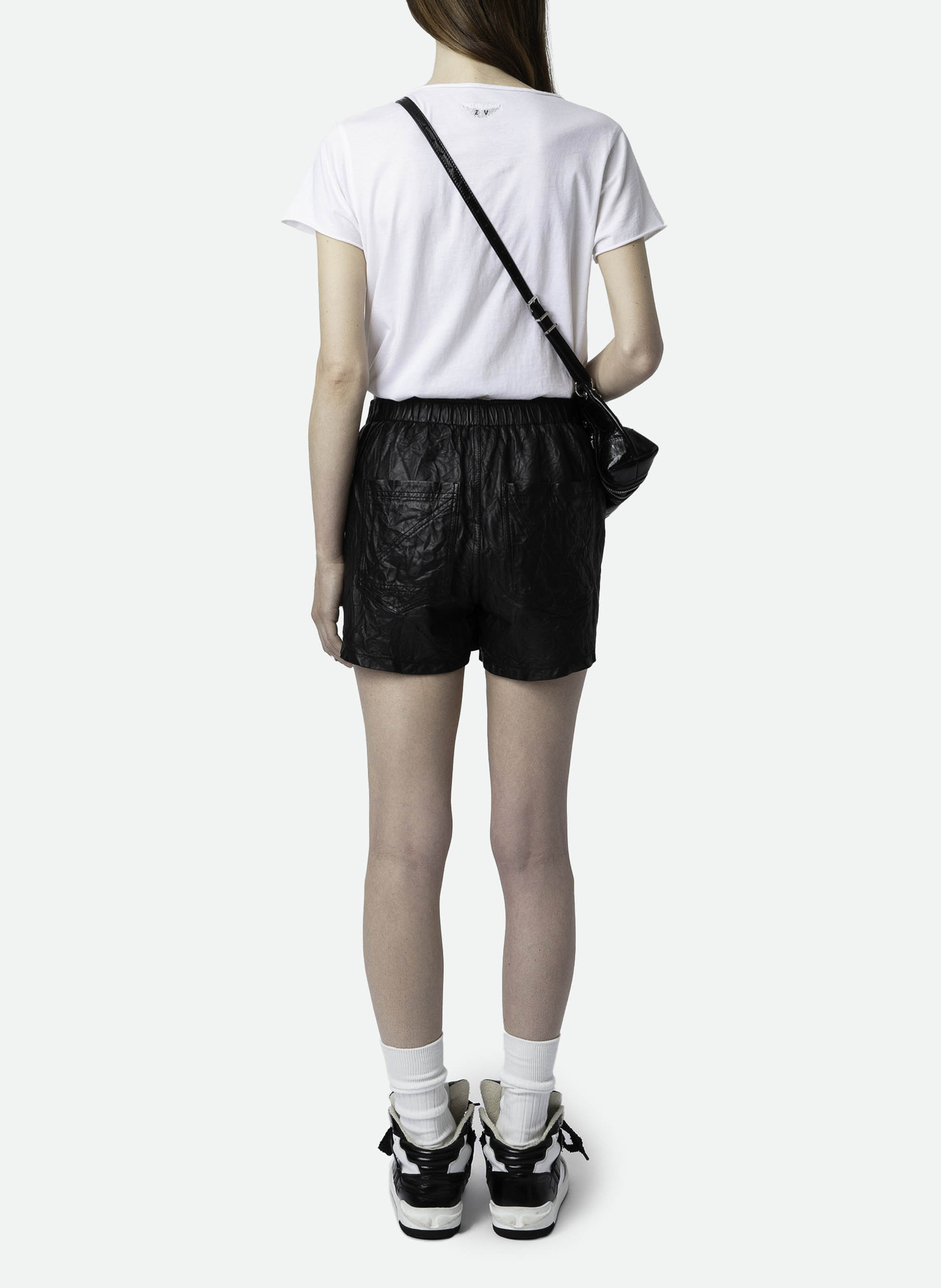 Tee-shirt droit en coton bio ZADIG&VOLTAIRE Blanc