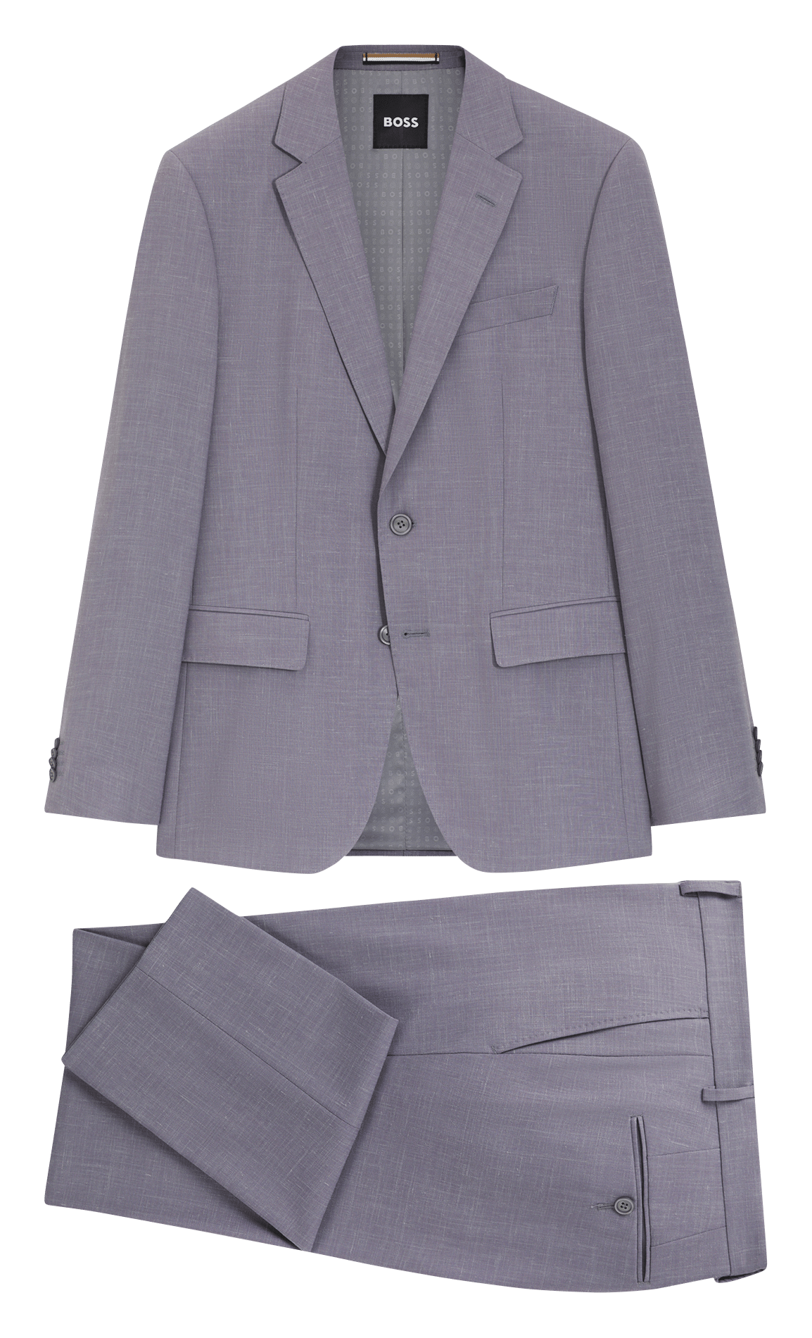 Costume deux pièces slim-fit BOSS Violet