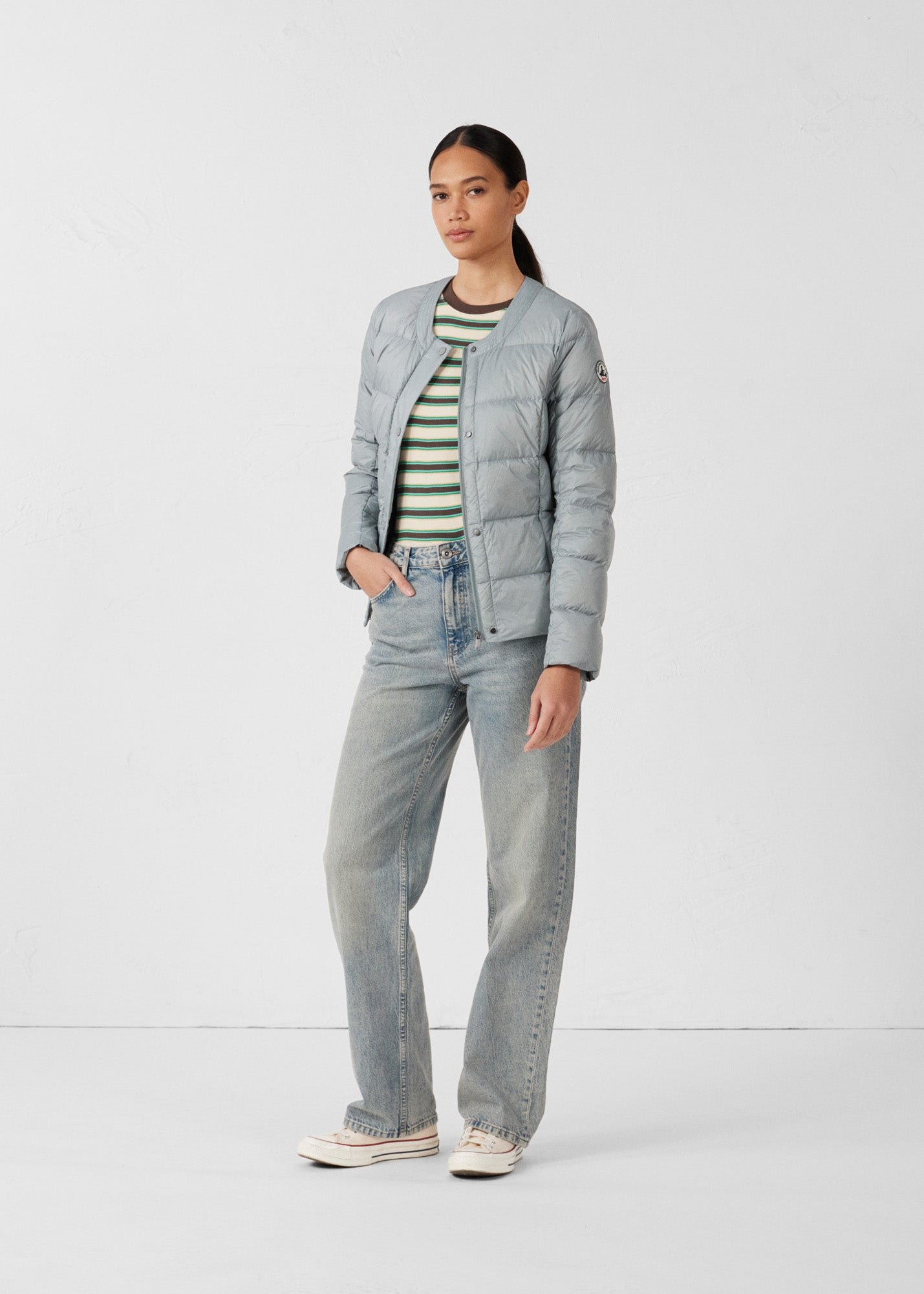 Doudoune inspirée tailleur christy JOTT Gris