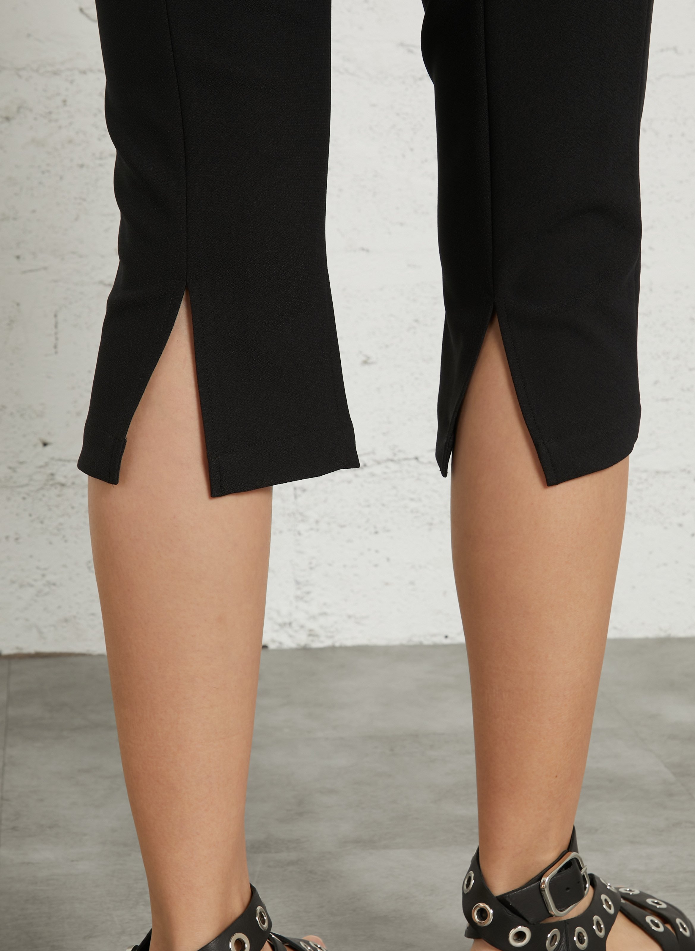 Straight cropped pants BERENICE Black