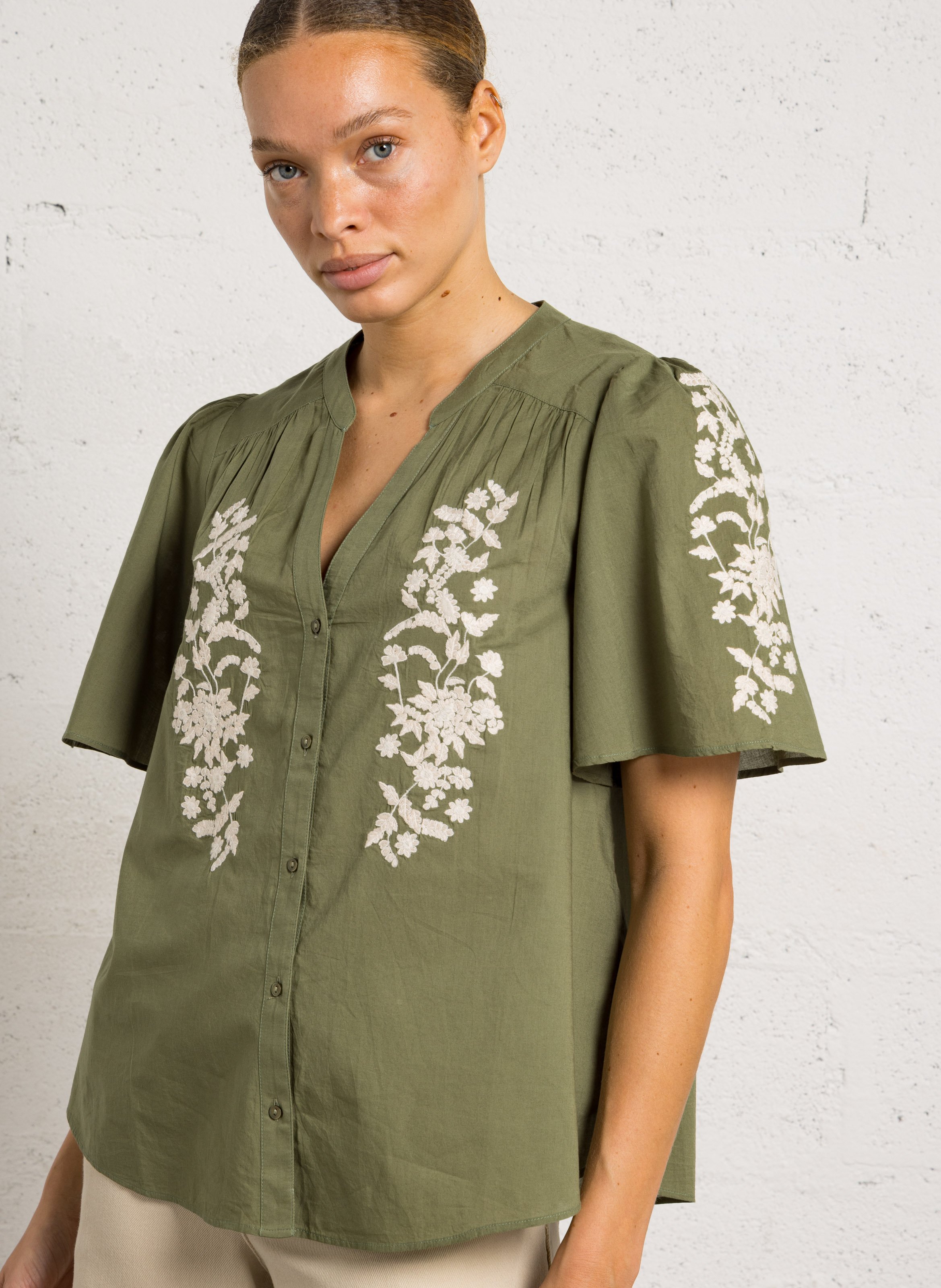 Baumwoll-Top SUD EXPRESS Grun