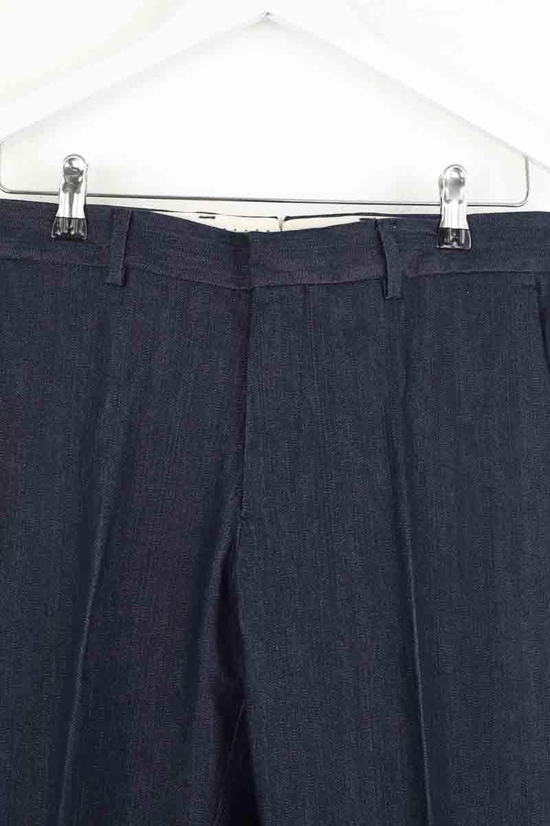 Carrot trousers MONCLER - Seconde Main Blue