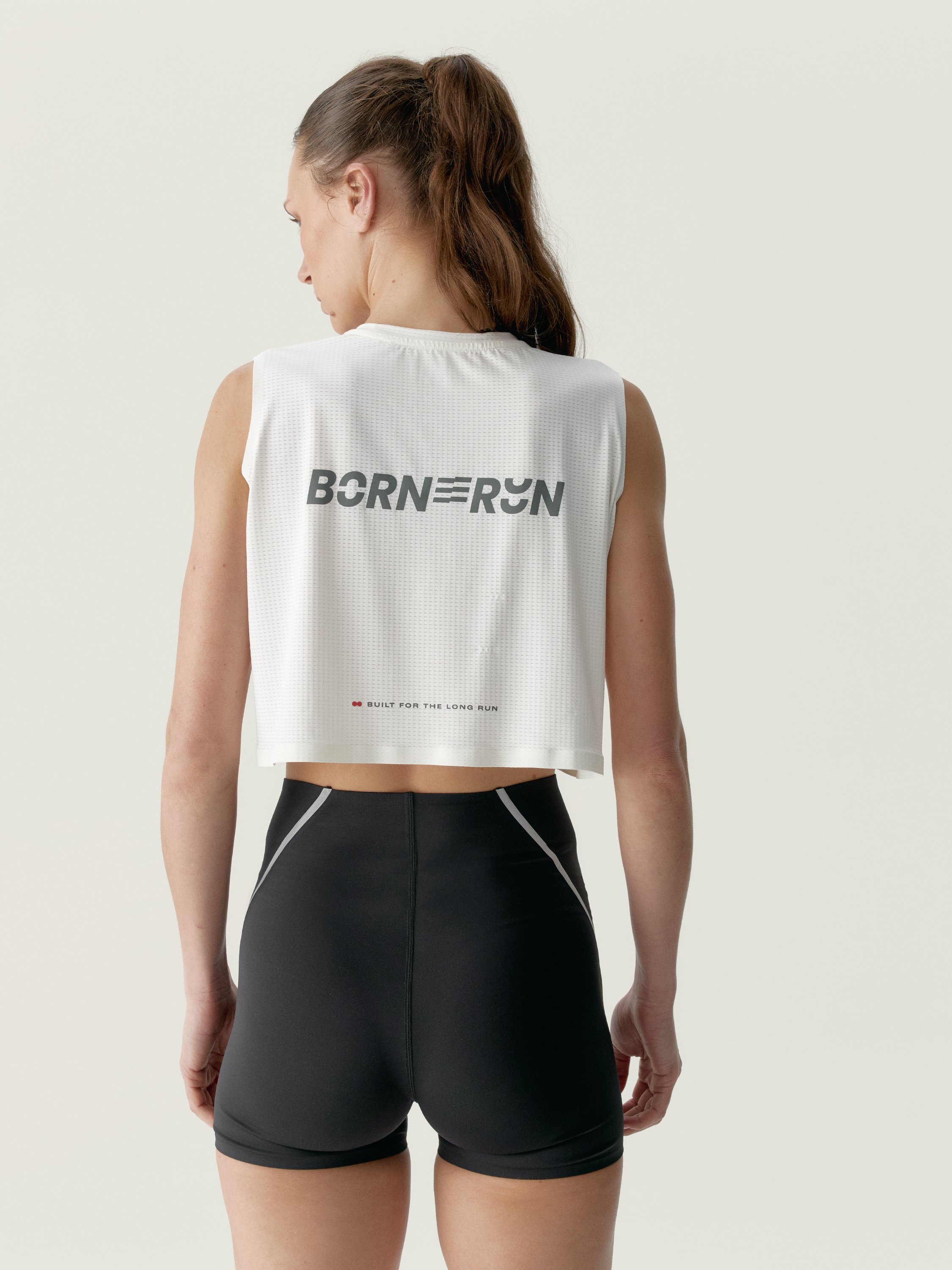 Women's running sports t-shirt by NYX Performance BORN White