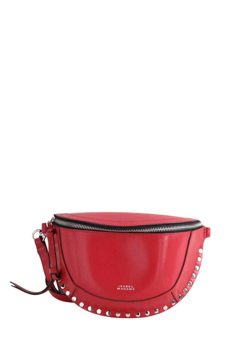 Printed canvas waist bag ISABEL MARANT - Seconde Main Red