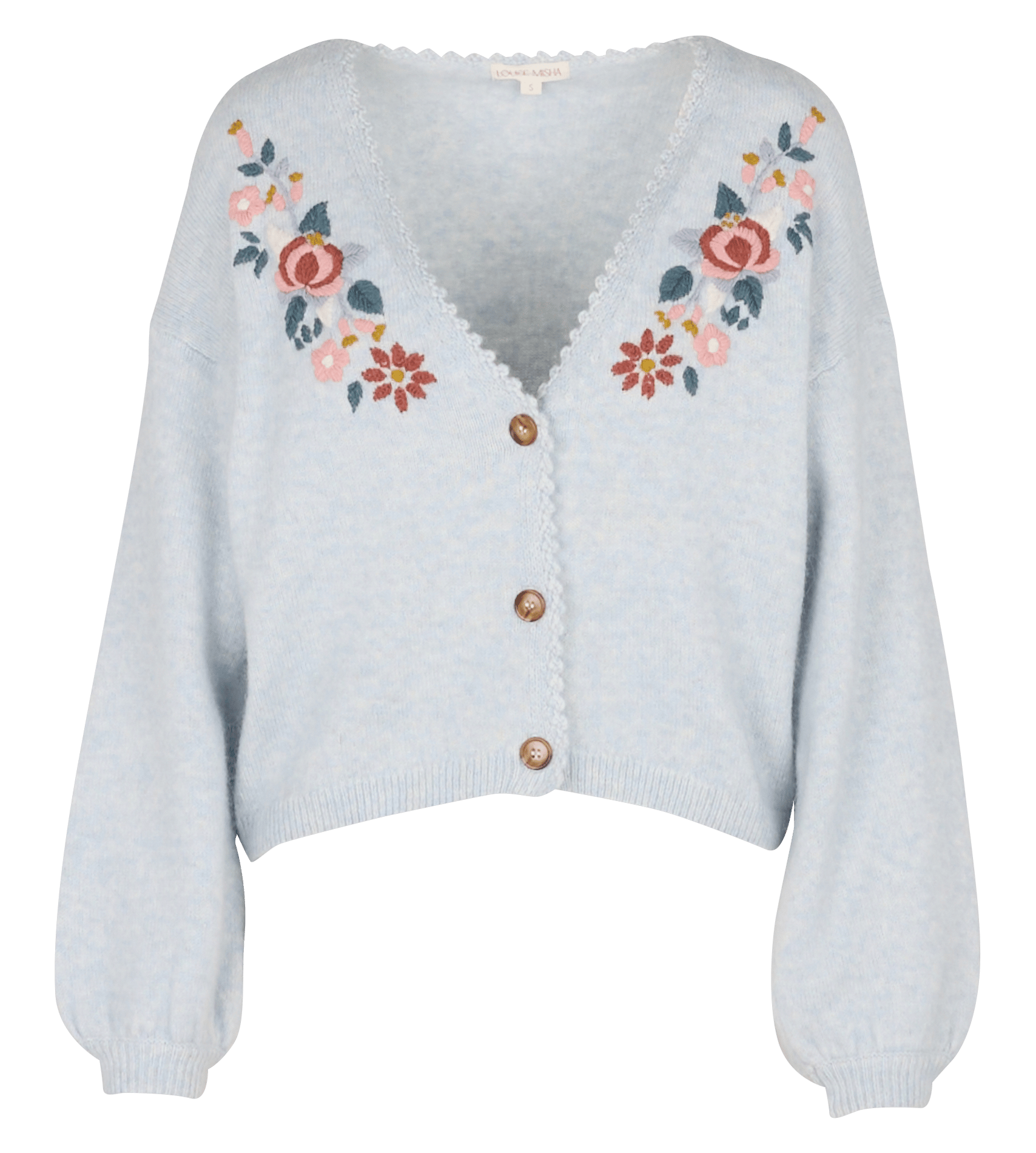 Vest met sjaalkraag LOUISE MISHA Blauw