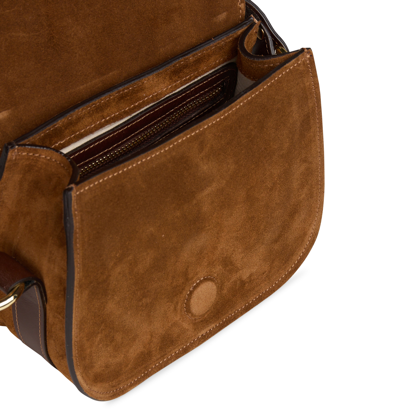 Leren schoudertas MAISON 123 Beige