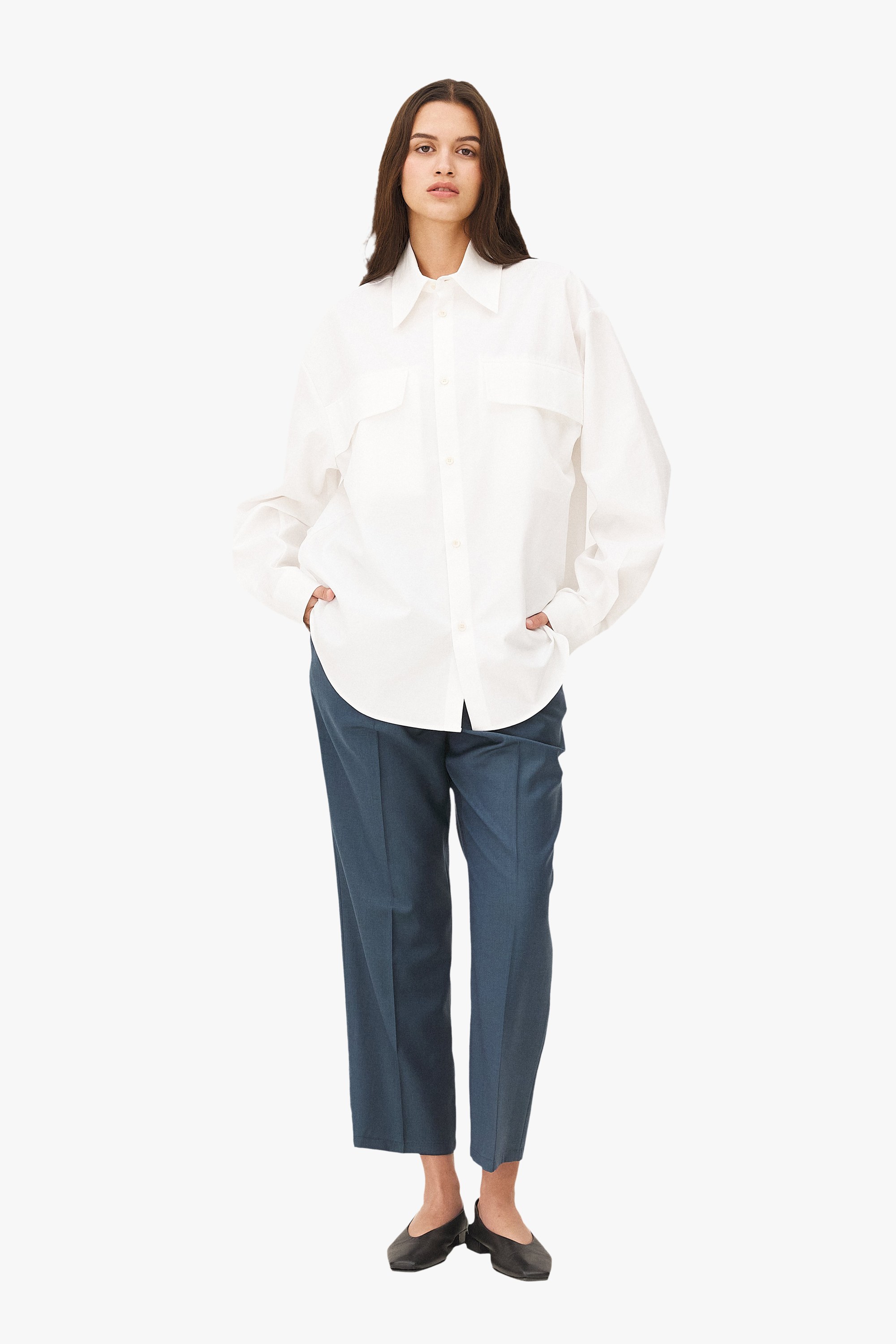 Elegant Tautira Shirt | White Noyoco Women