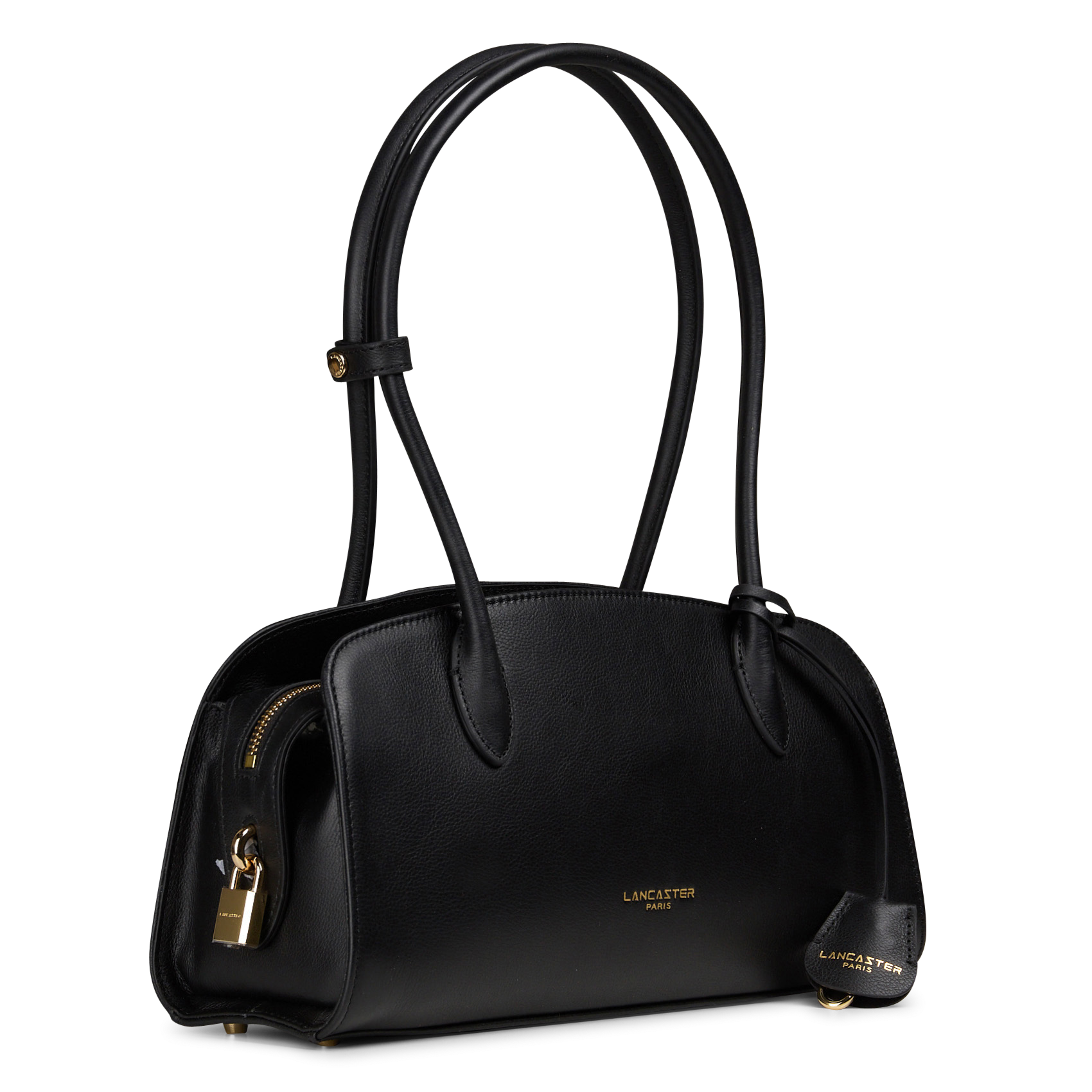Leren handtas LANCASTER PARIS Zwart