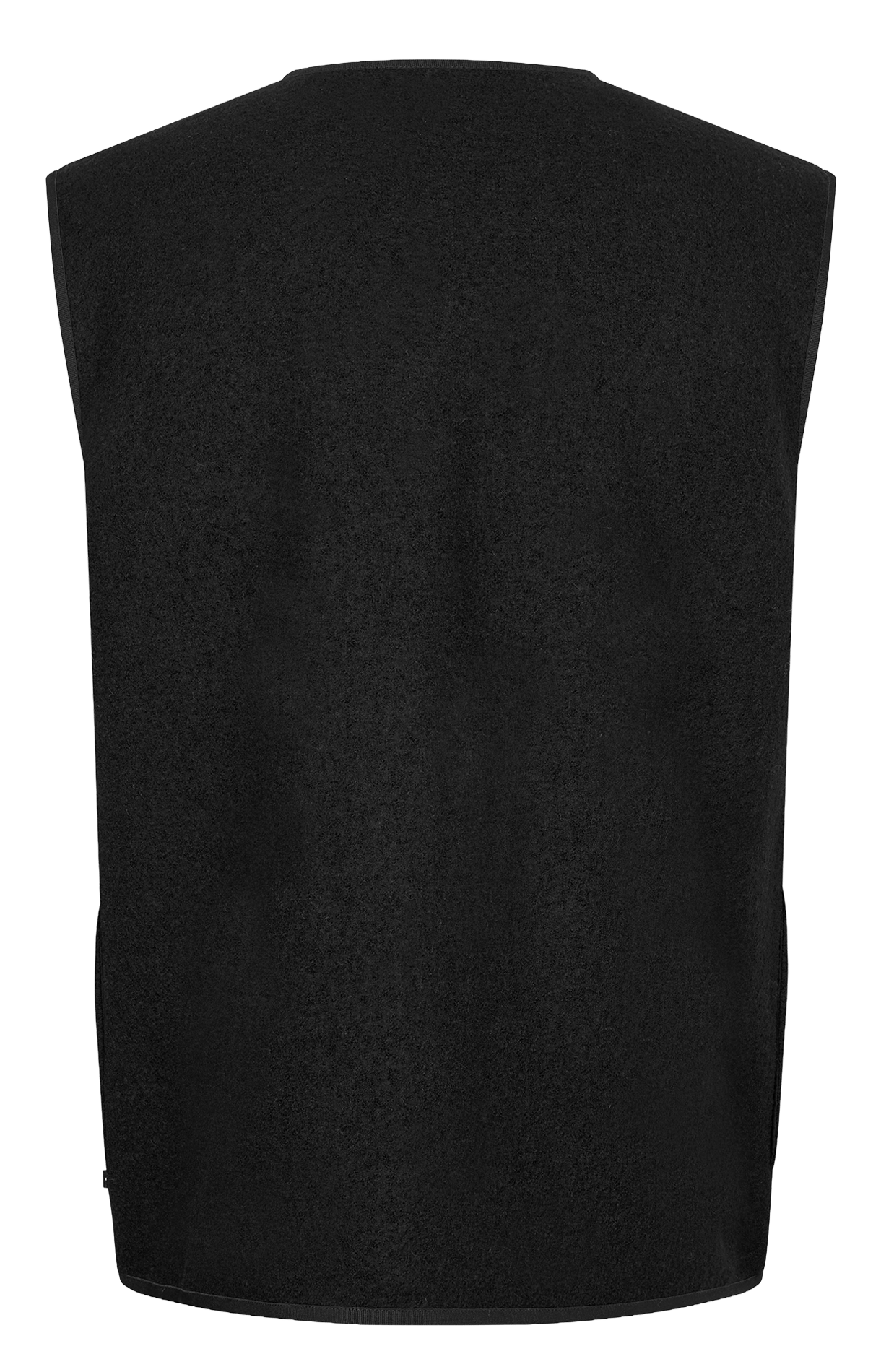 Veste sans manches droit en laine SAMSOE SAMSOE Black