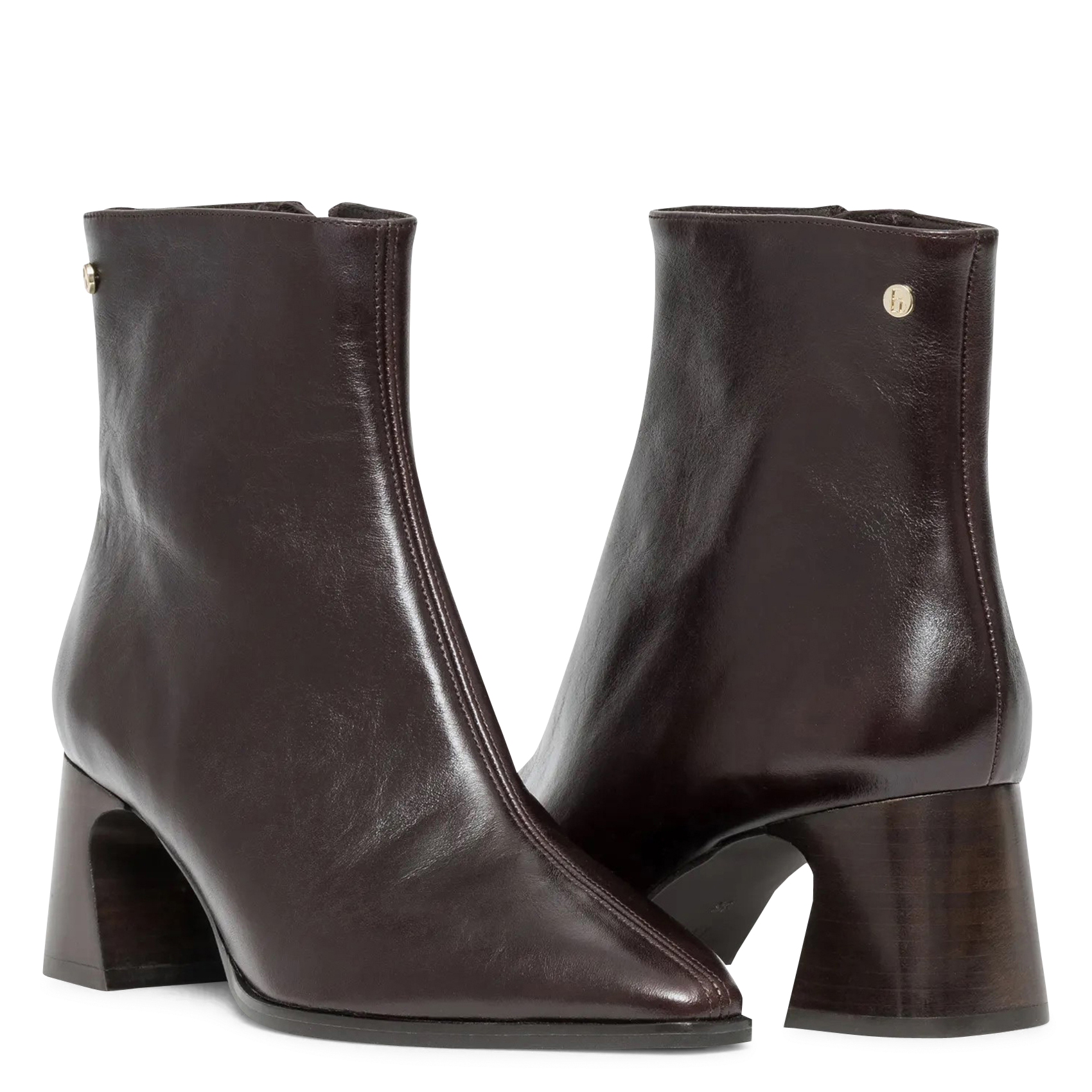 Lederstiefeletten BOCAGE Braun