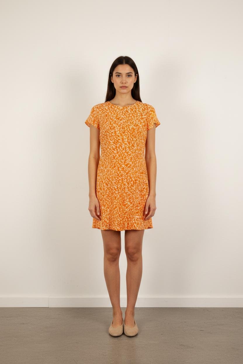 Short & midi dress FROM FUTURE - Seconde Main Orange