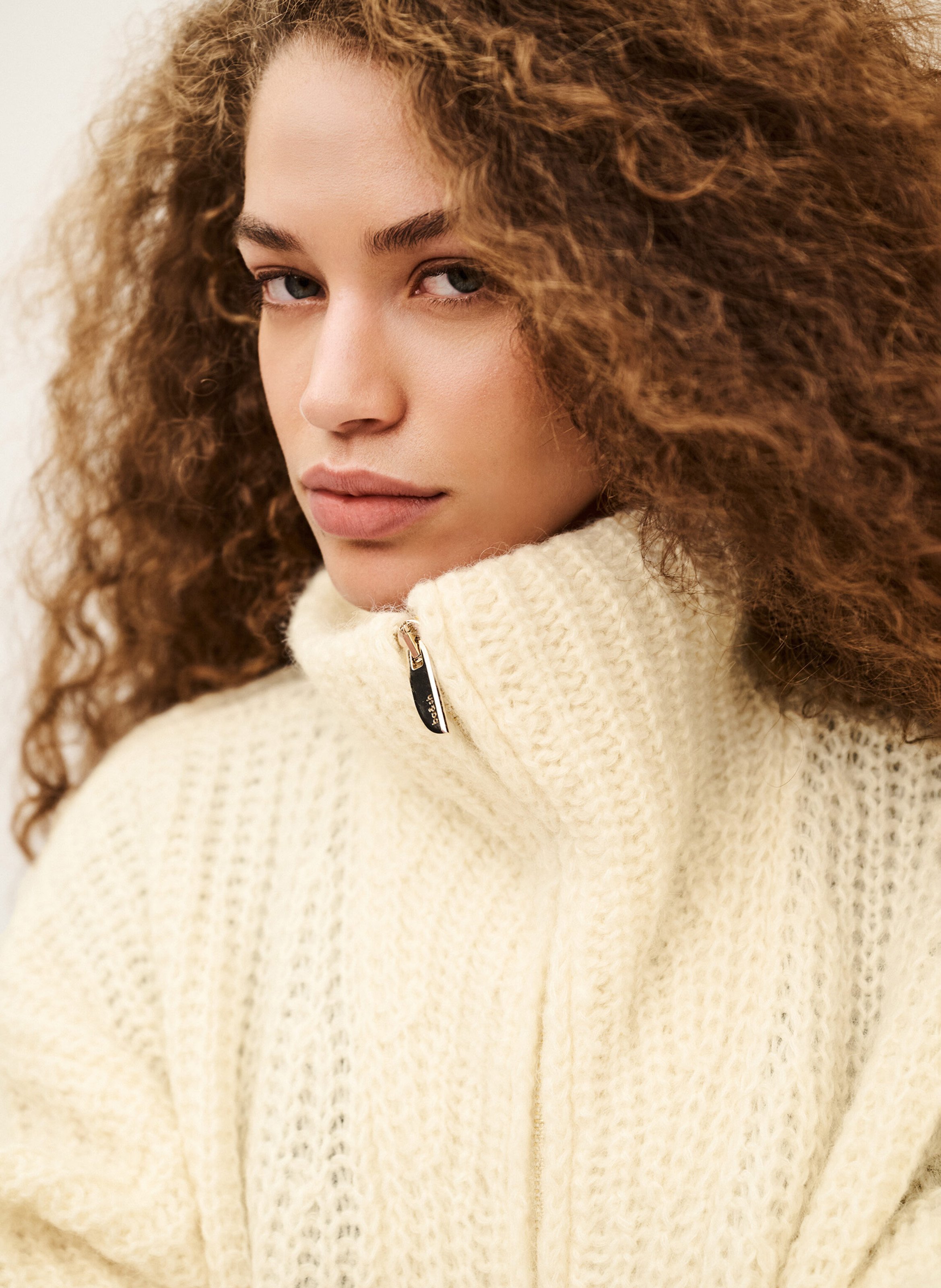 Cardigan ample en laine mélangée | Beige BA&SH Femme