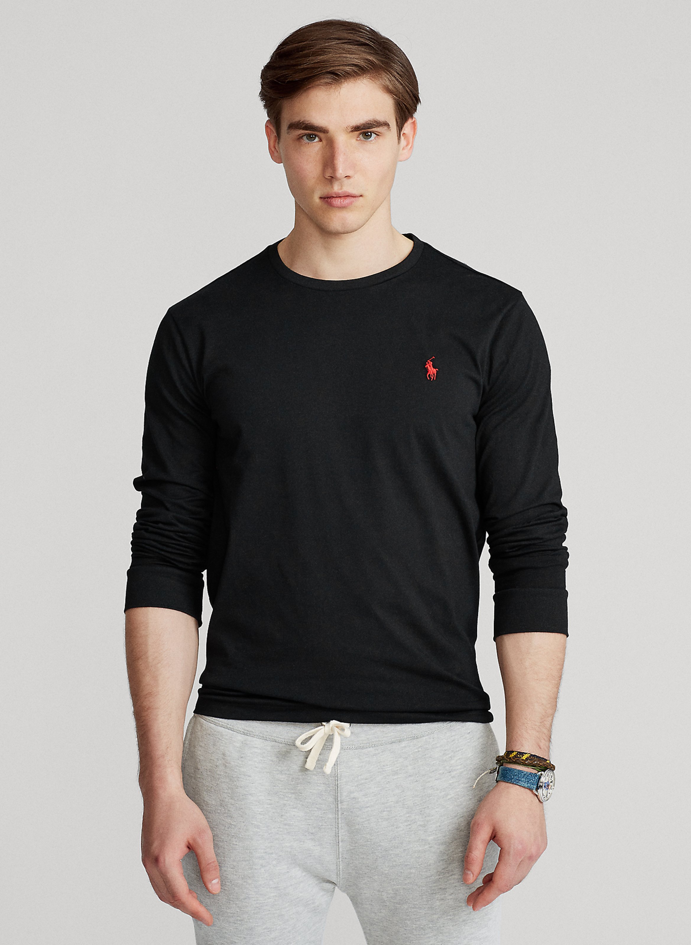 Tee-shirt col rond slim-fit en coton POLO RALPH LAUREN