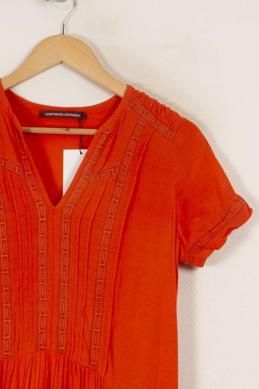Midi dress COMPTOIR DES COTONNIERS - Seconde main Orange
