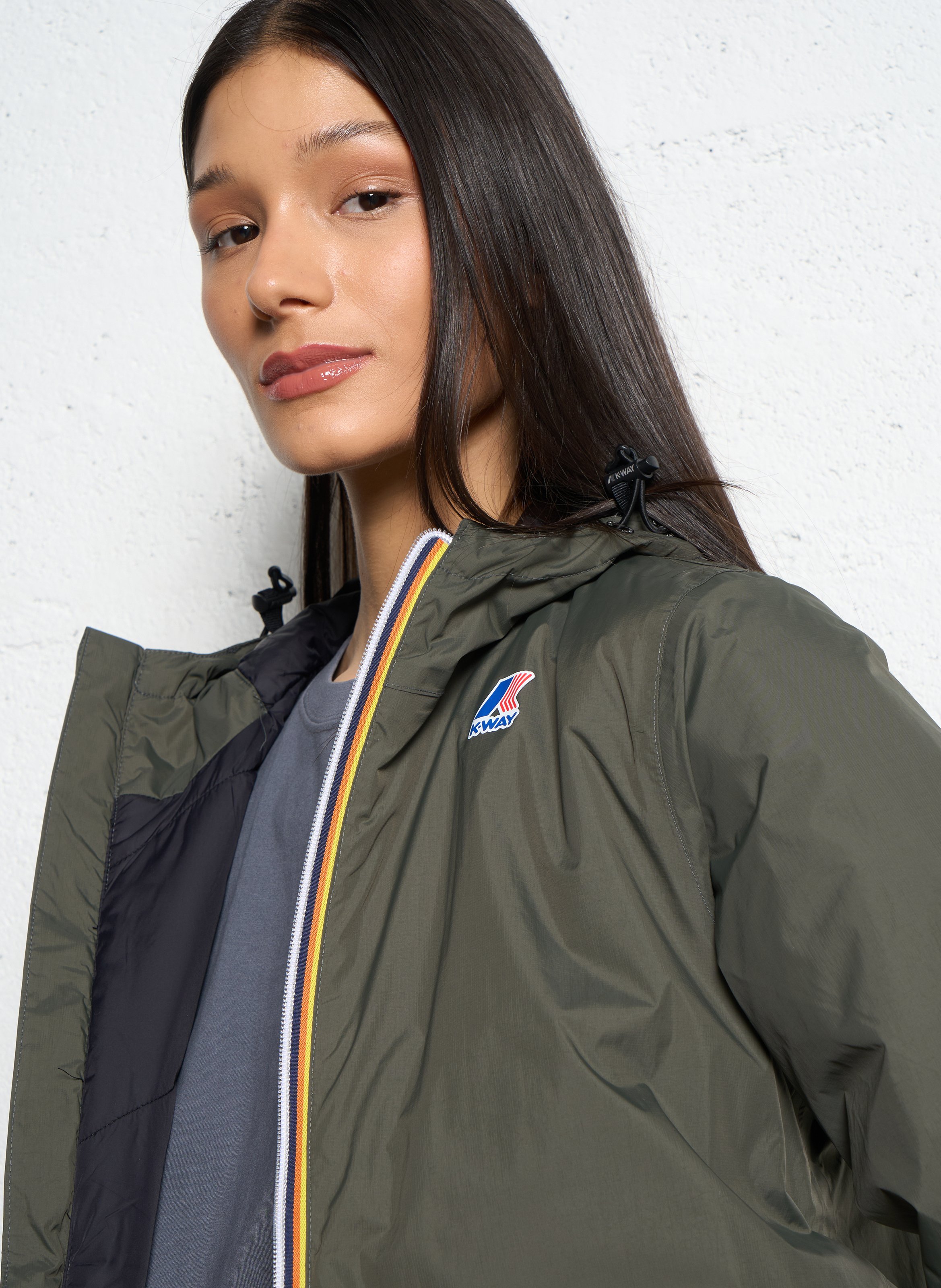 Windjacke mit Stehkragen K-WAY Grun