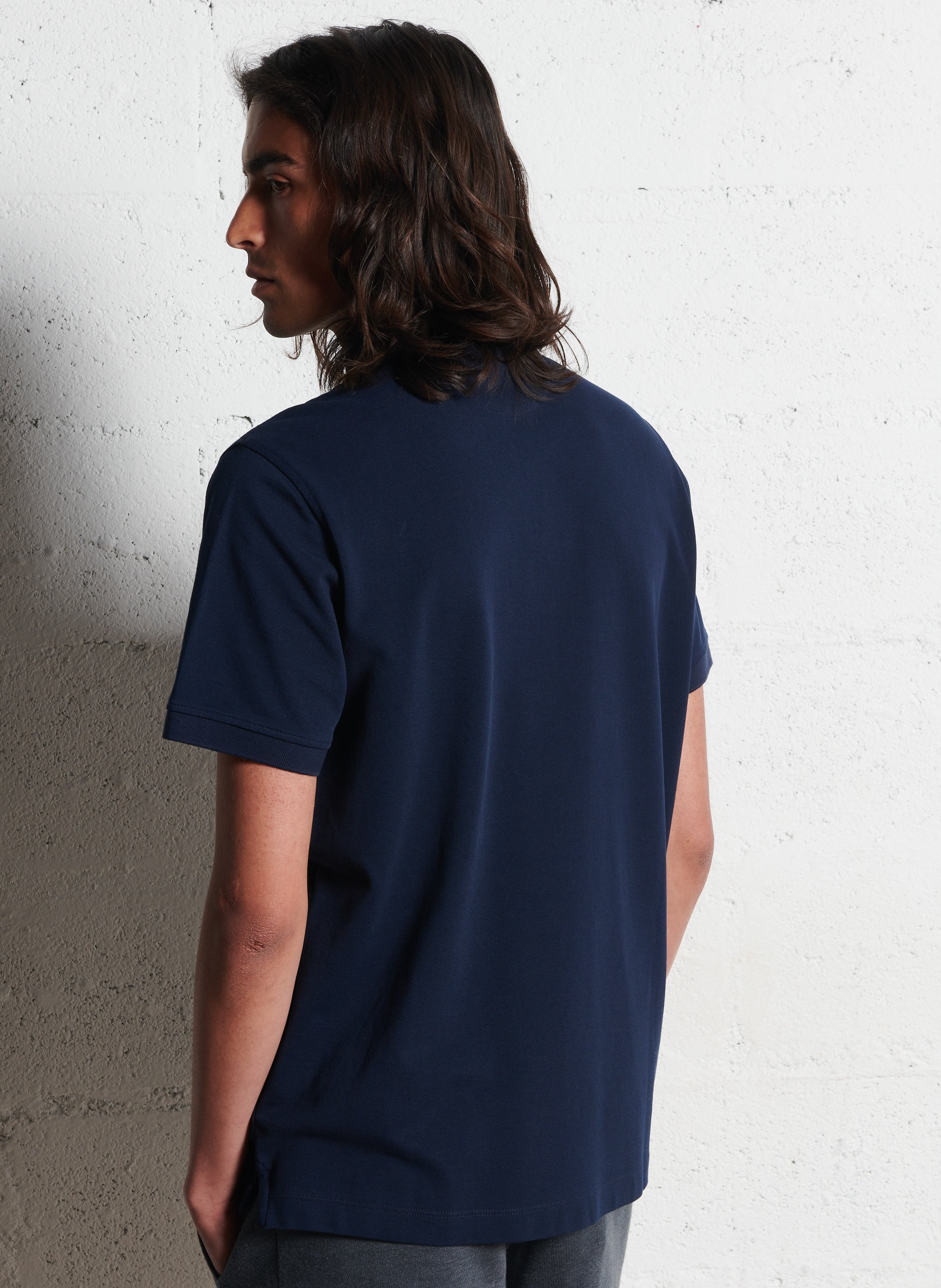 Short sleeve polo shirt FACONNABLE Blue