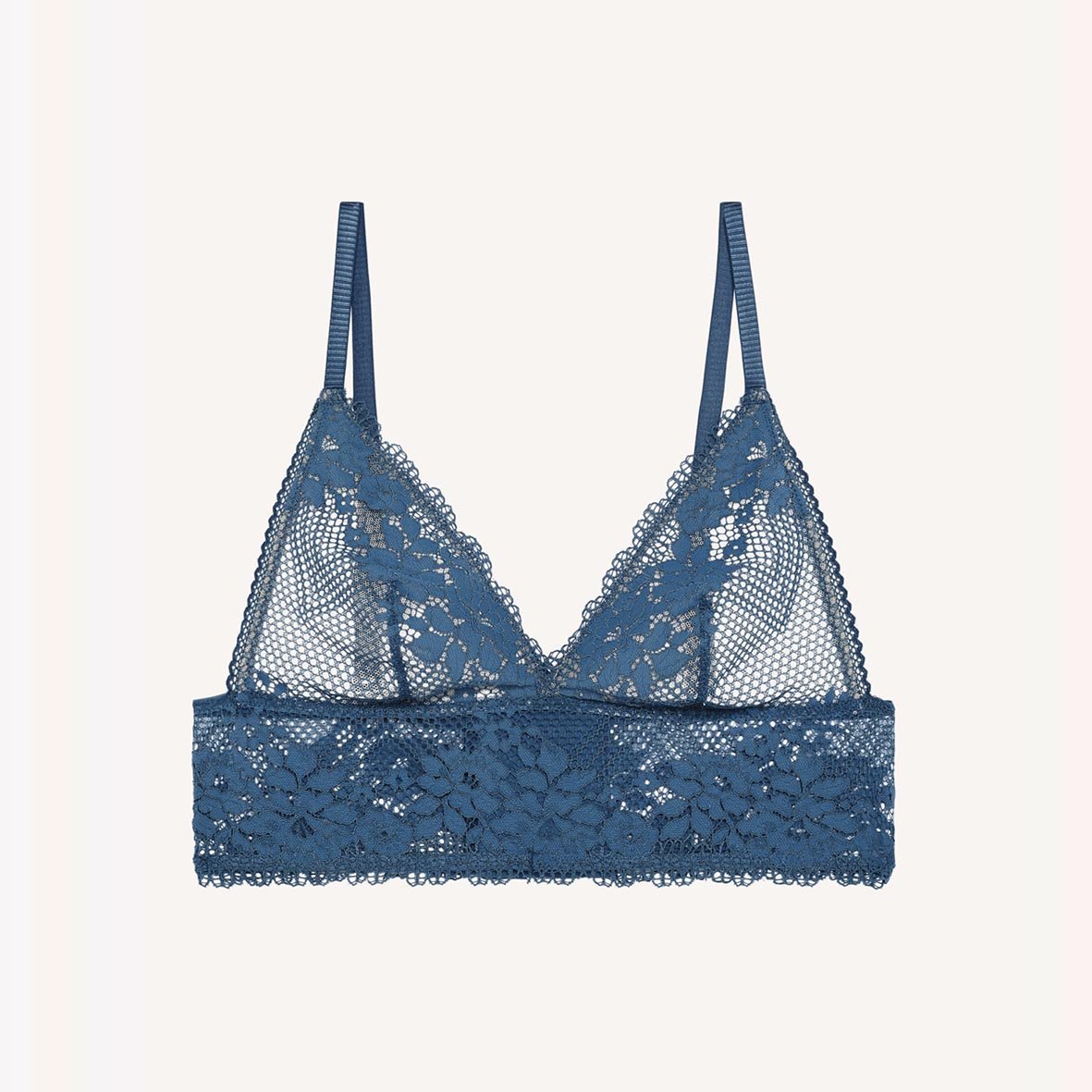 Exotic paradise non-wired triangle bra PASSIONATA Blue