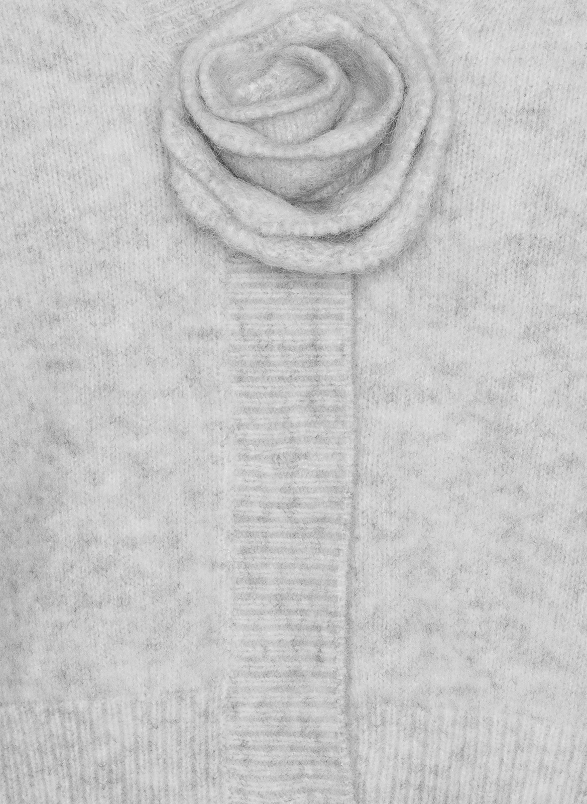 Gilet col V en laine mélangée ROTATE White