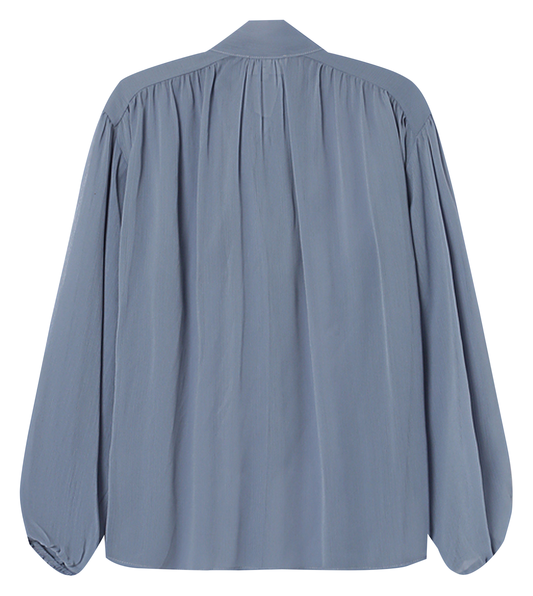 Blouse à col lavallière  GRACE ET MILA Bleu