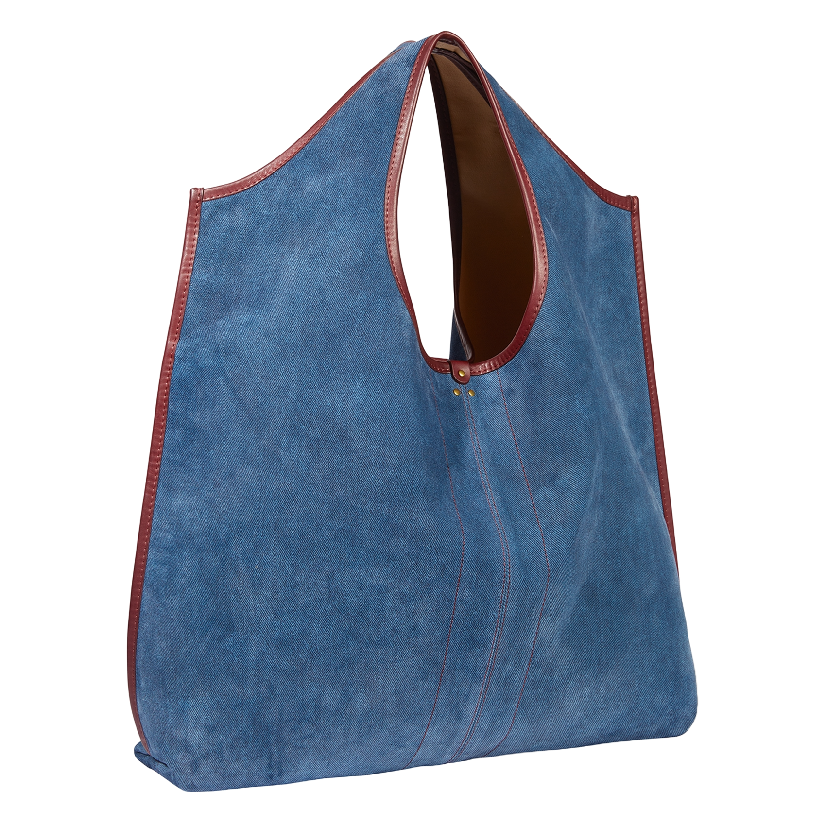 Cabas en cuir mélangé JEROME DREYFUSS Bleu