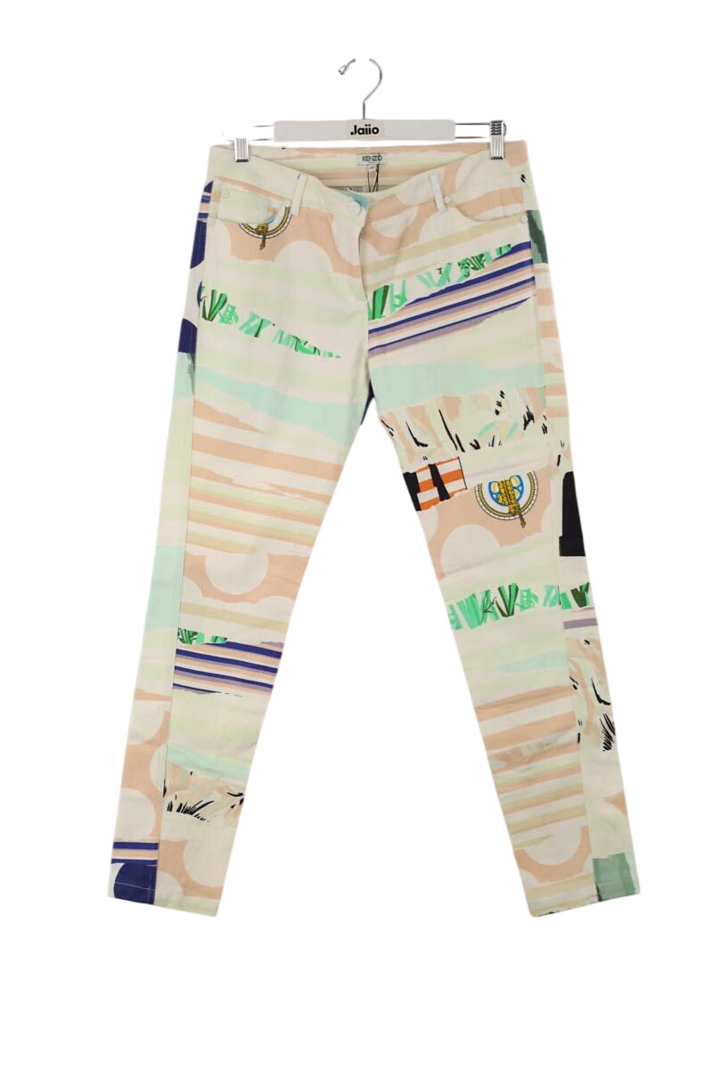 Cotton jeans KENZO - SECONDE MAIN Multicolored