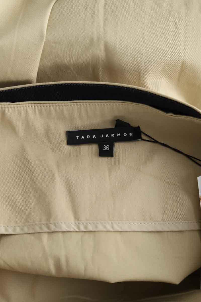 Cotton skirt TARA JARMON - Seconde Main Beige