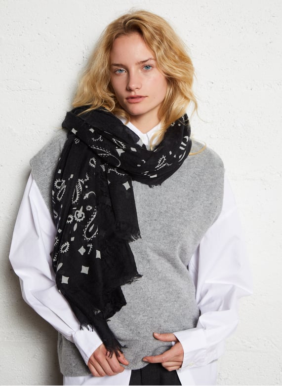 Cachemire Chemise Imprimé Foulard Femme Foulard Imprimé En