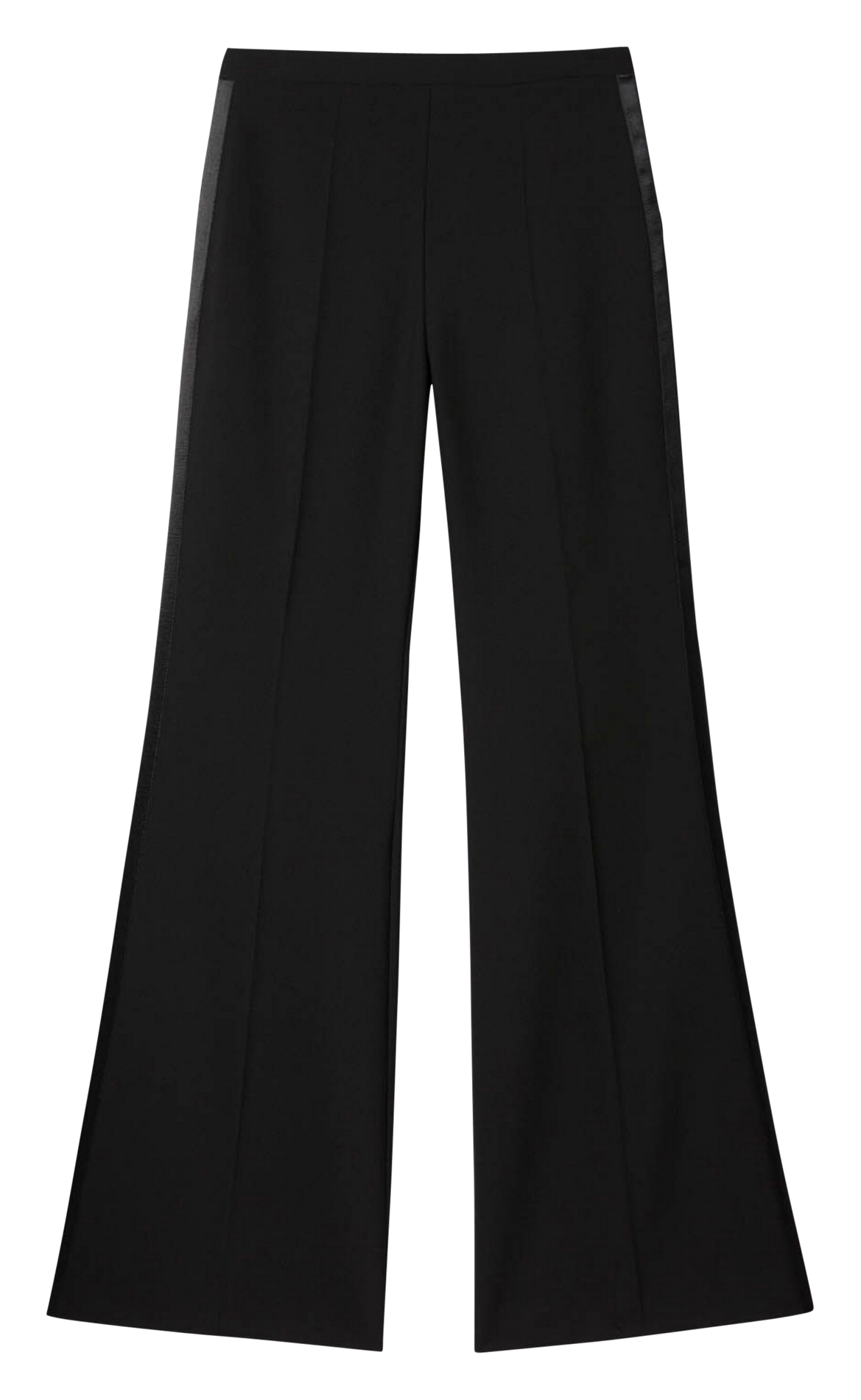 Flared wool-mix pants SANDRO Black