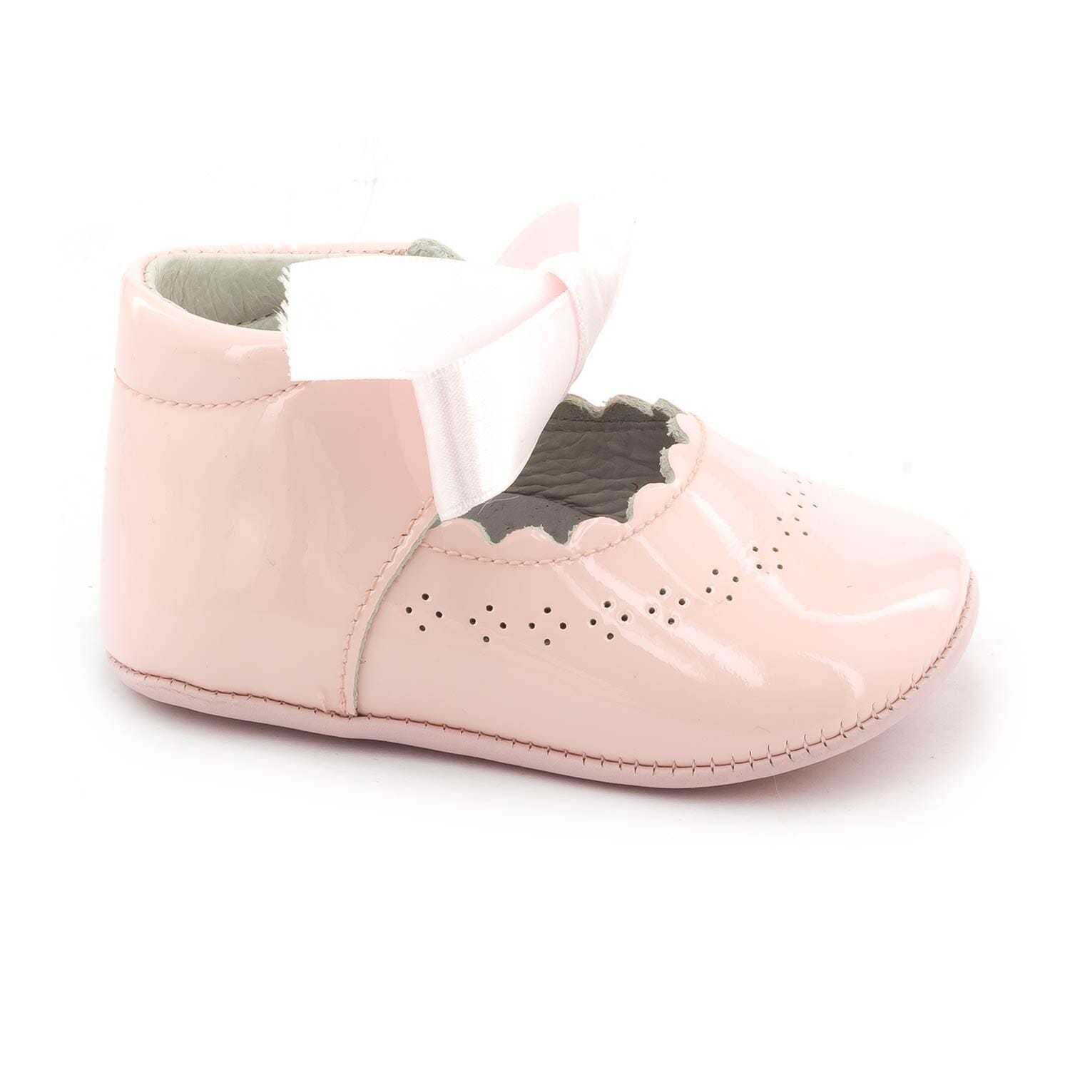 Baby girl leather slipper Boni & Sidonie Pink