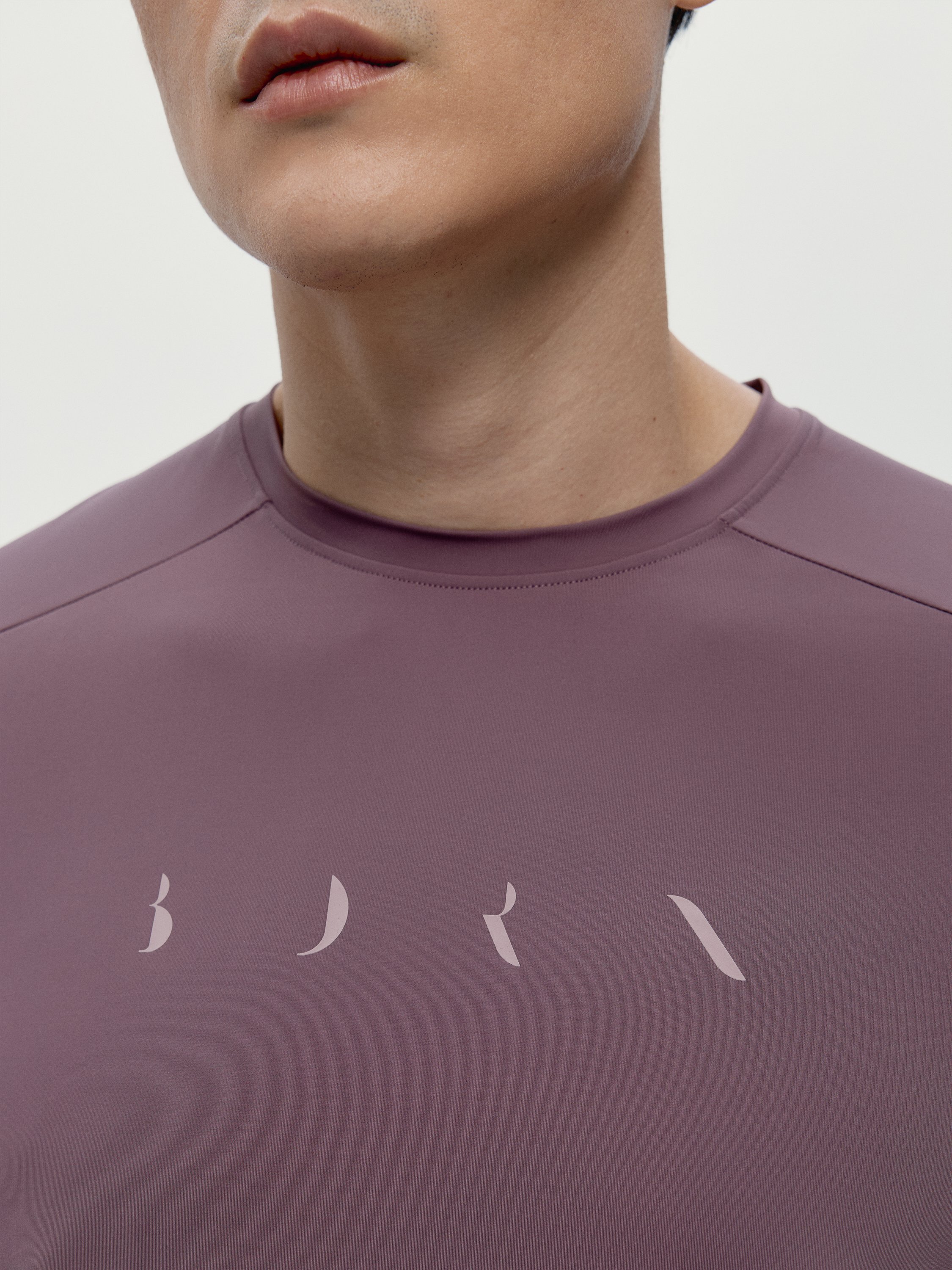 T-shirt with logo on the front BORN LIVING YOGA Red