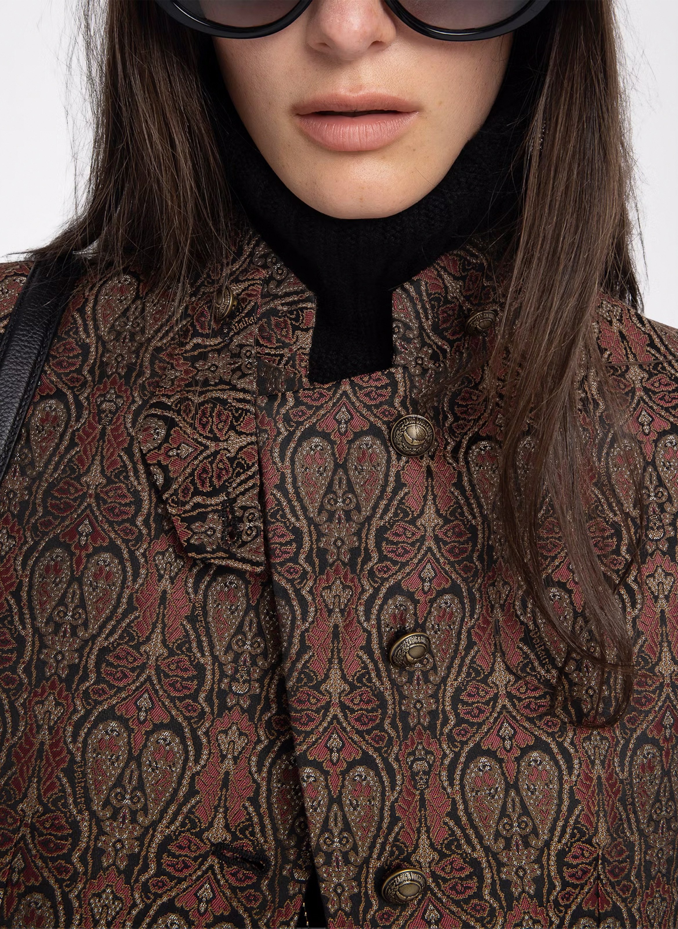 Veste de tailleur imprimée ZADIG&VOLTAIRE Noir