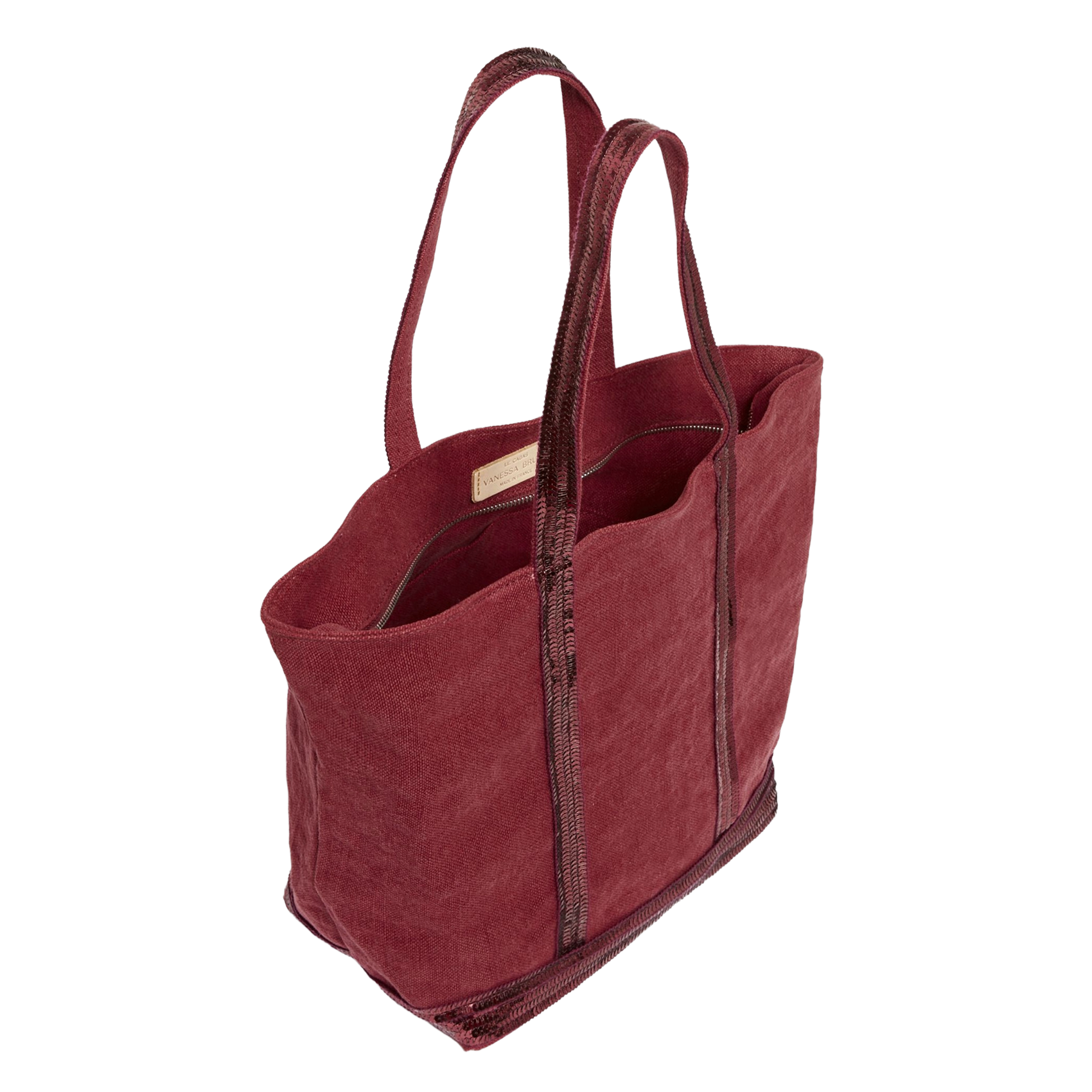 Linen tote bag VANESSA BRUNO Pink