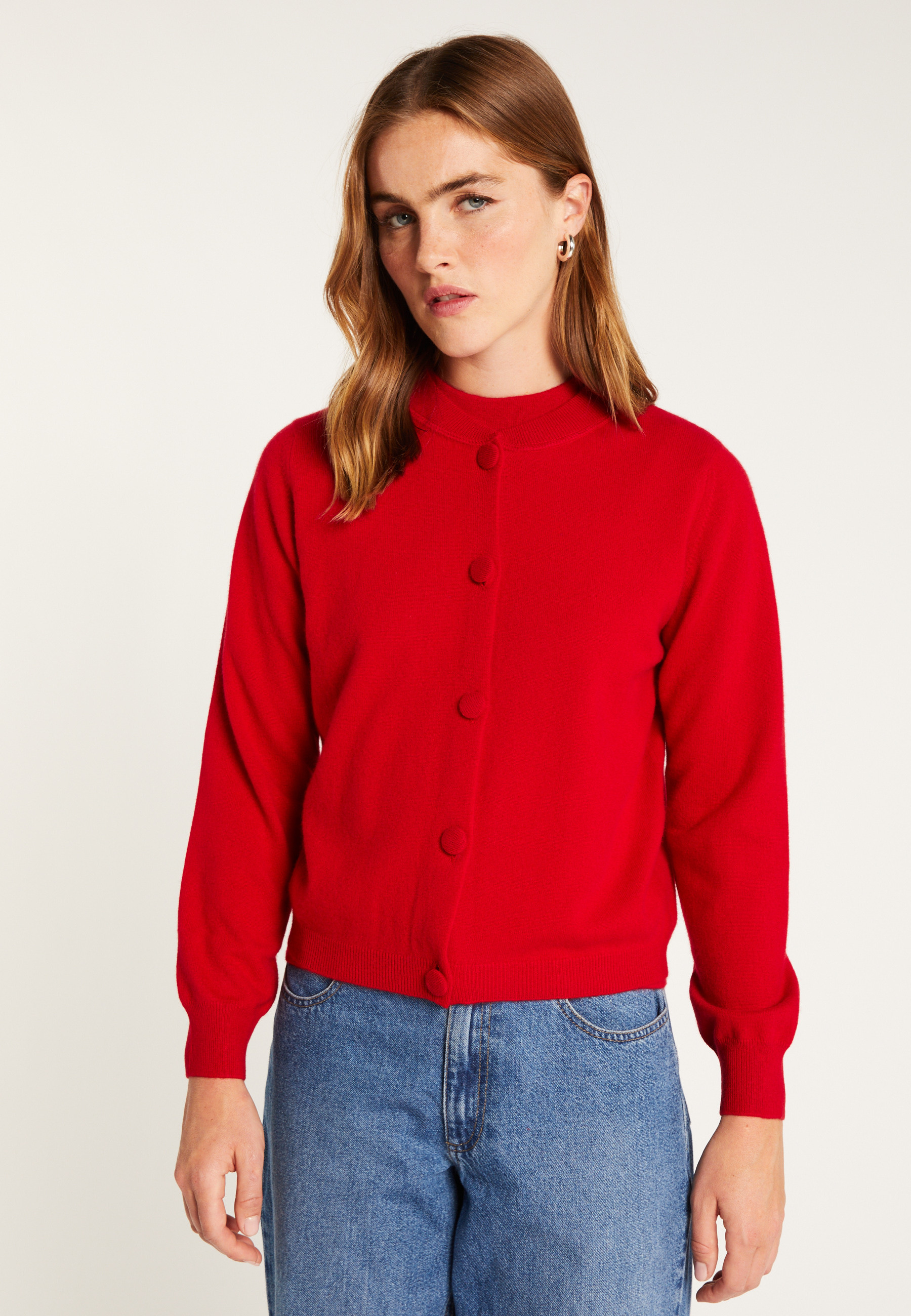 Cashmere set MAISON MONTAGUT Red