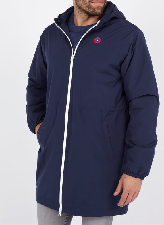 Coupe-vent à capuche avec manches amovibles - Bleu - Homme - 40.00 Coupe-vent à capuche avec manches amovibles - Bleu - Homme - 40.00