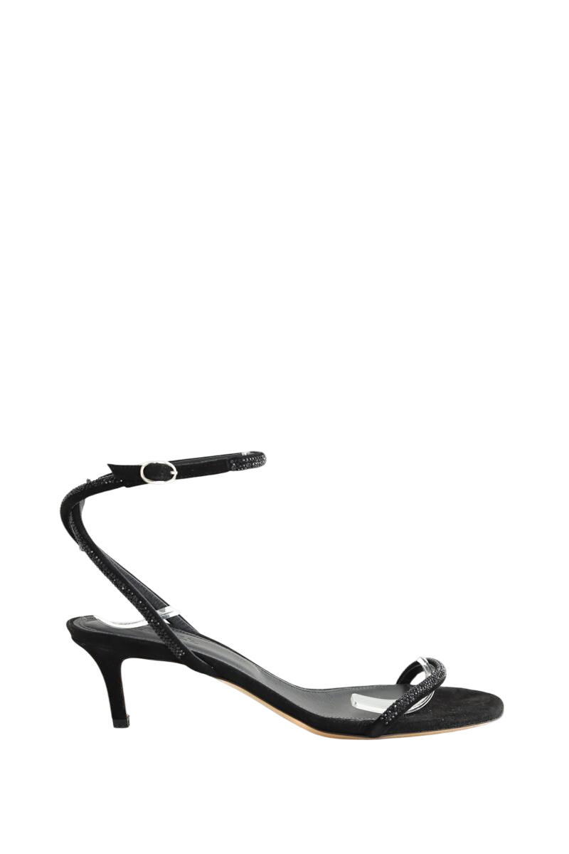 Faux leather sandals ISABEL MARANT - Seconde Main Black
