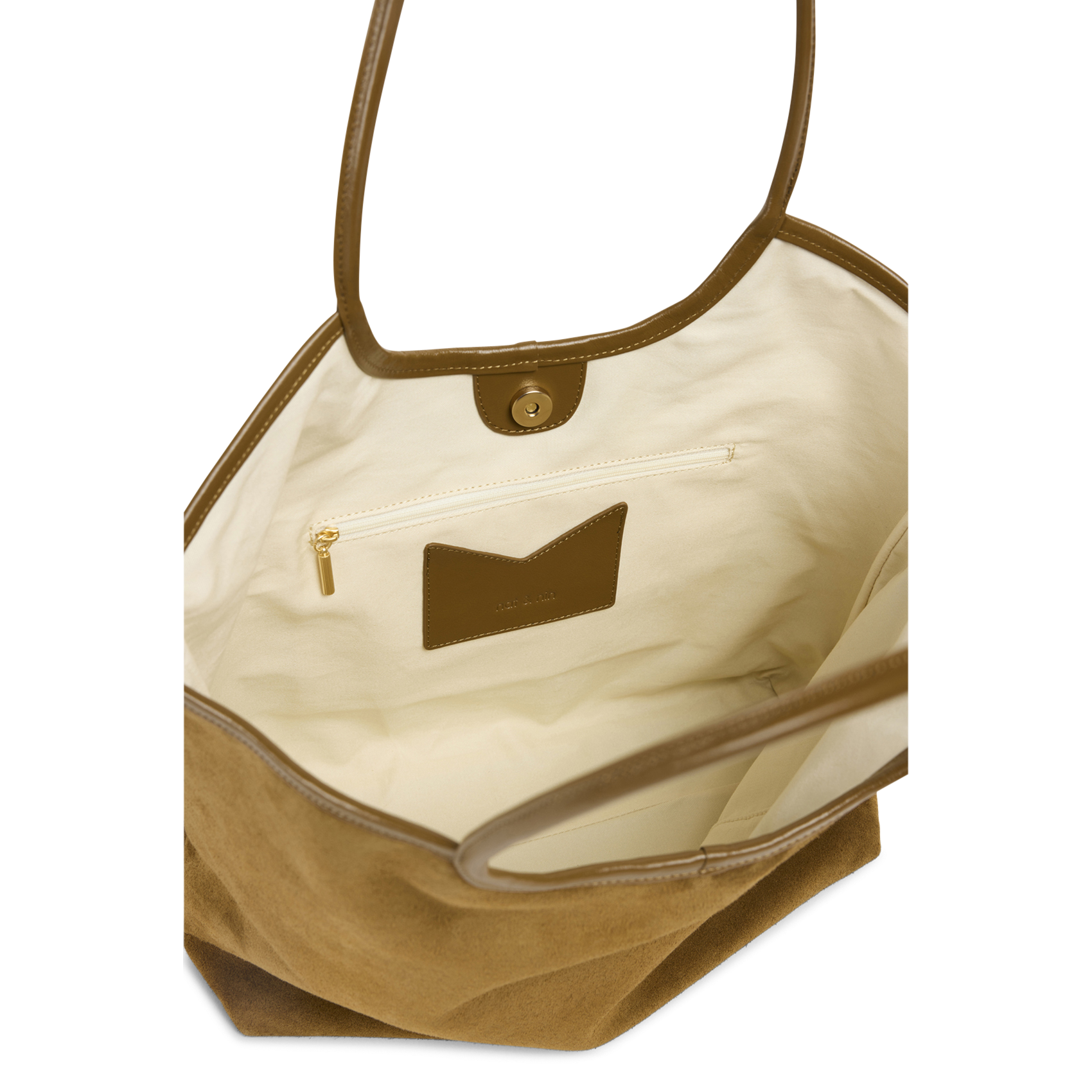 Cabas en cuir Marron