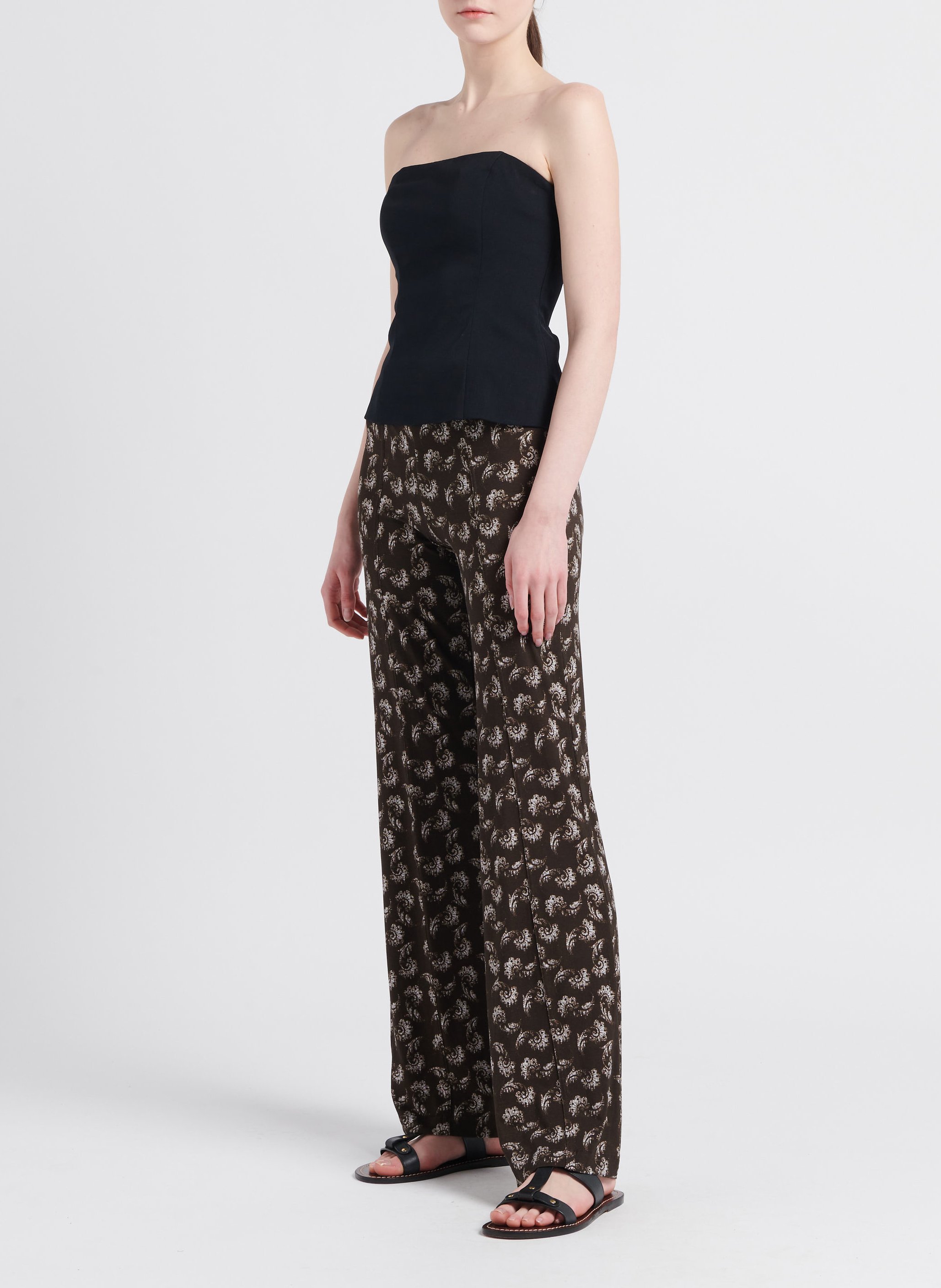 Printed leggings SAMSOE SAMSOE Brown