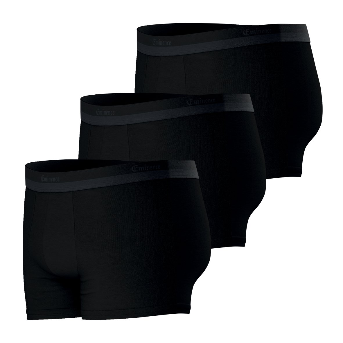 Trunks, pack of 3, studio Black