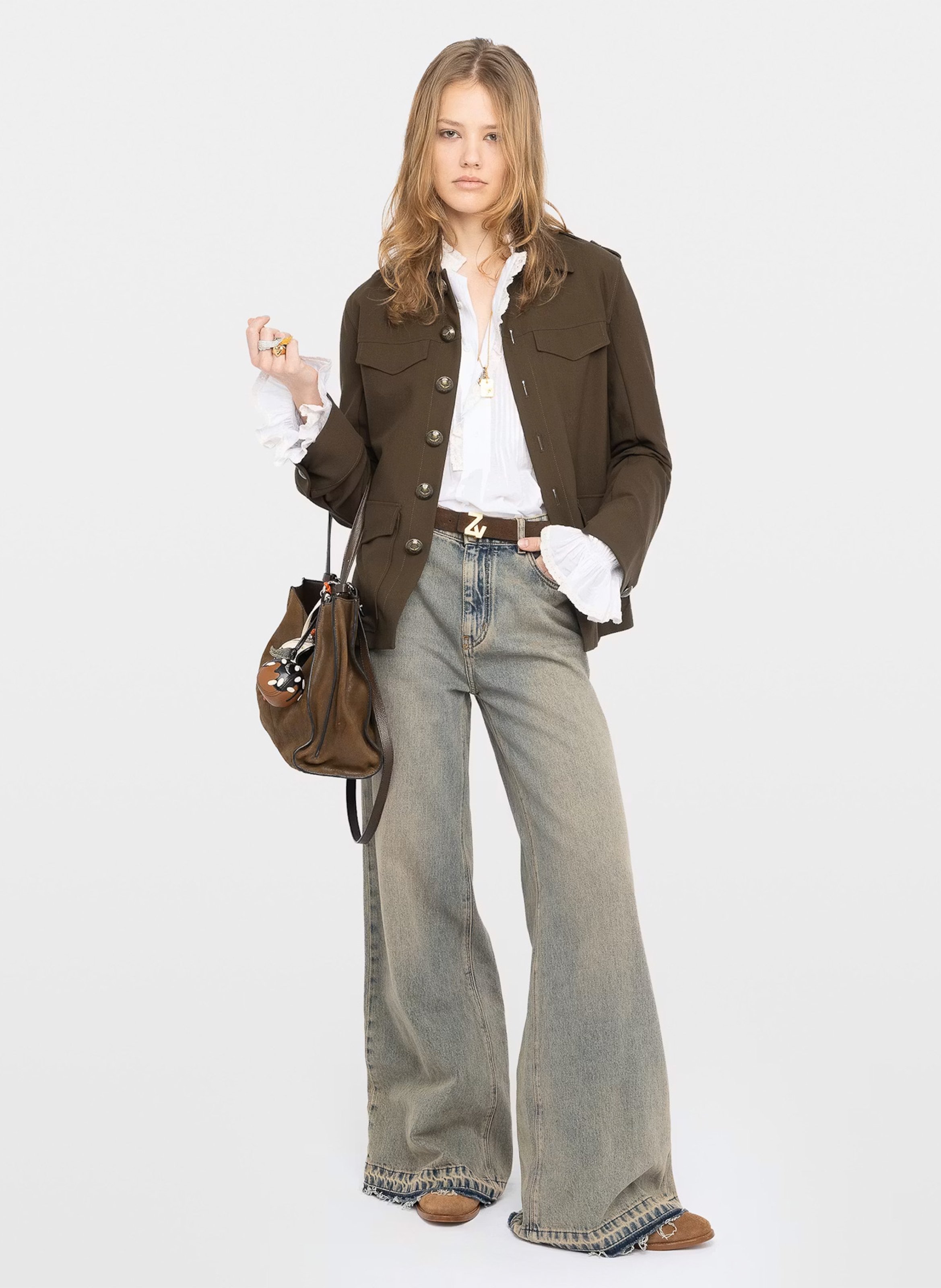 Veste tailleur col classique ZADIG&VOLTAIRE Vert