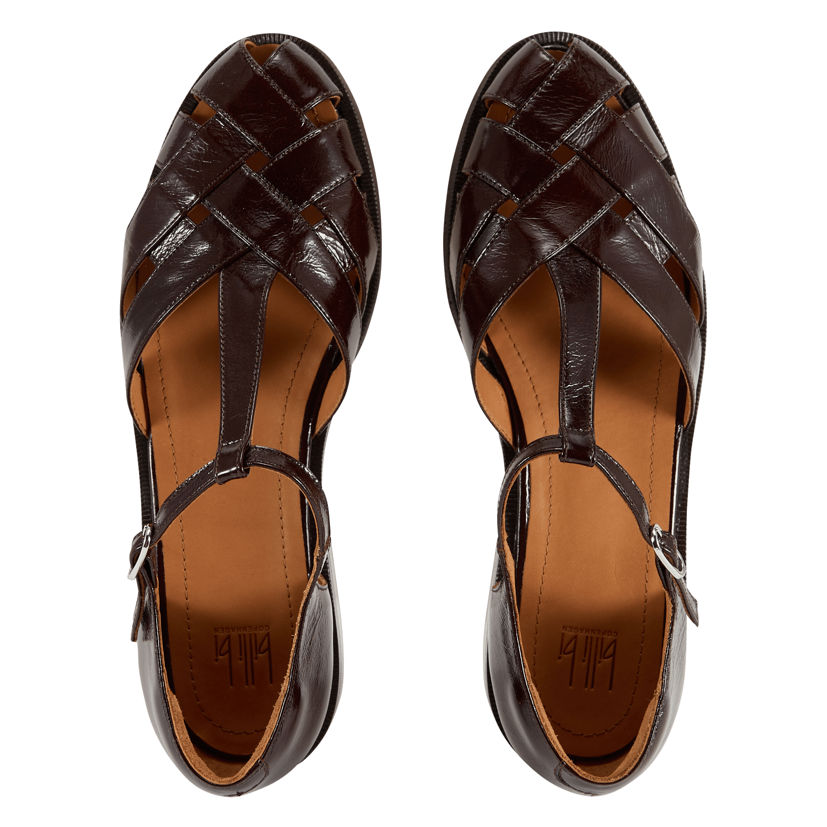 Mokassins aus Lackleder BILLI BI Braun