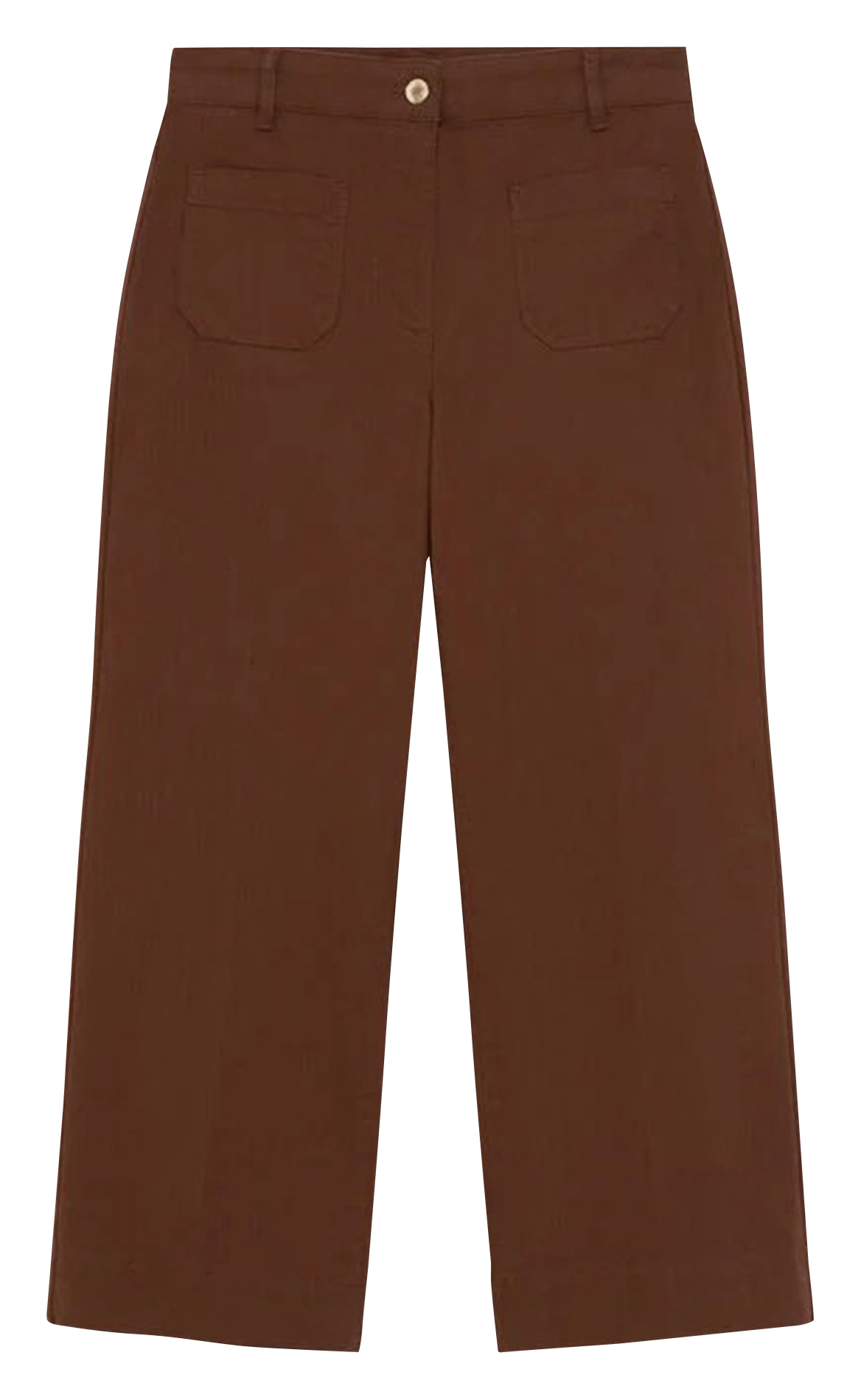 Cotton-blend bucket hat CAROLL Brown