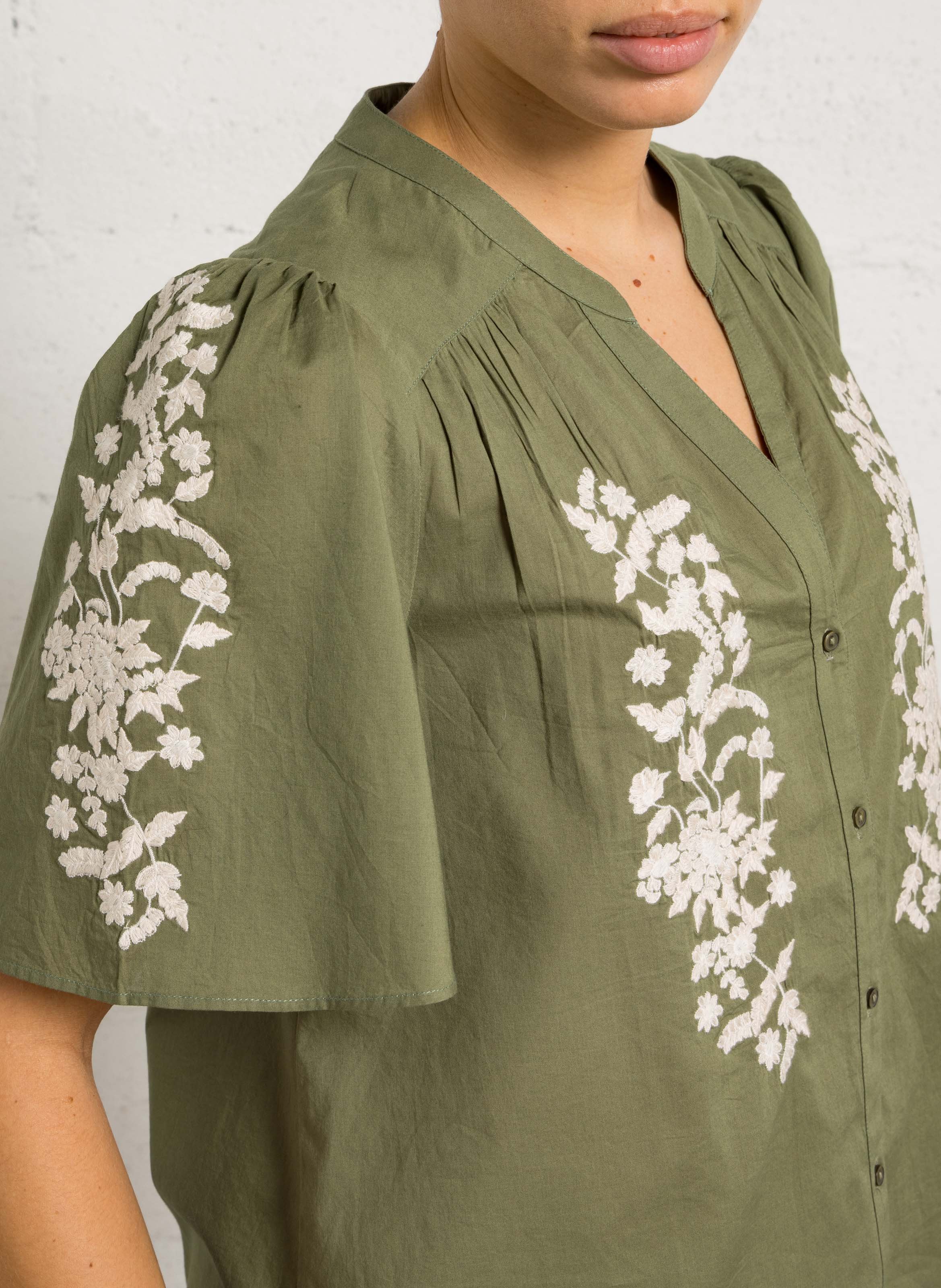 Baumwoll-Top SUD EXPRESS Grun