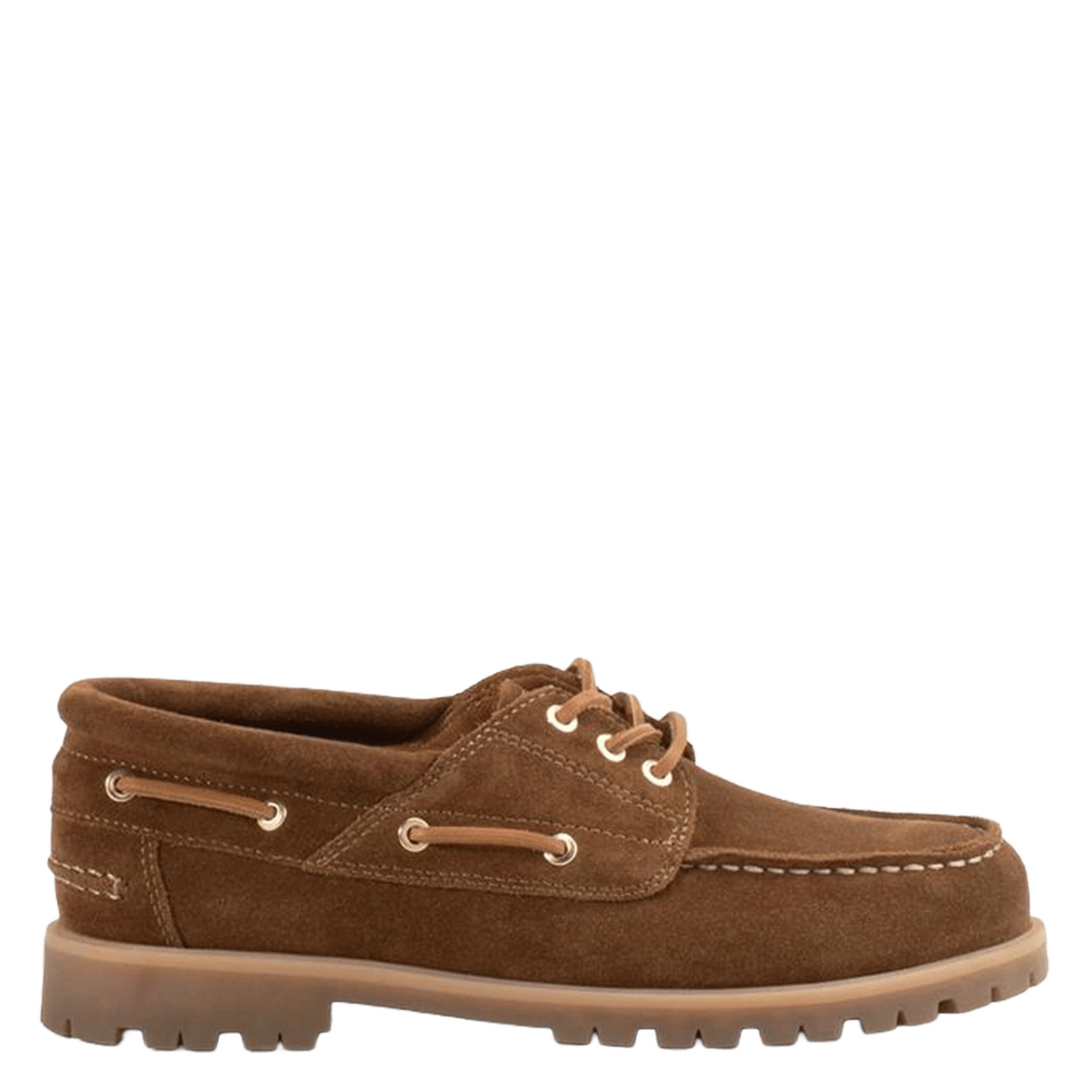 Chaussures bateau en cuir VAGABOND Marron