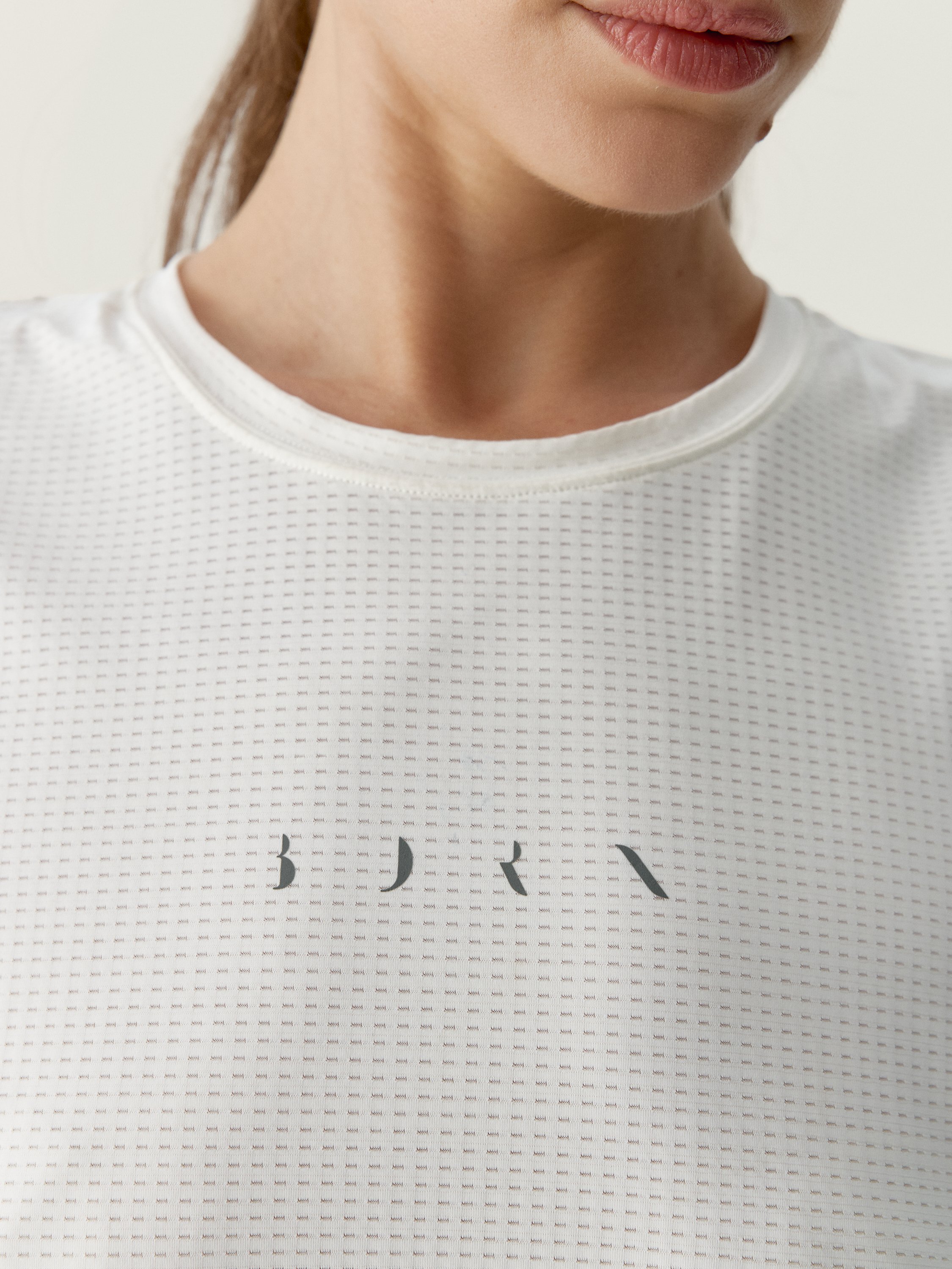 Women's running sports t-shirt by NYX Performance BORN White