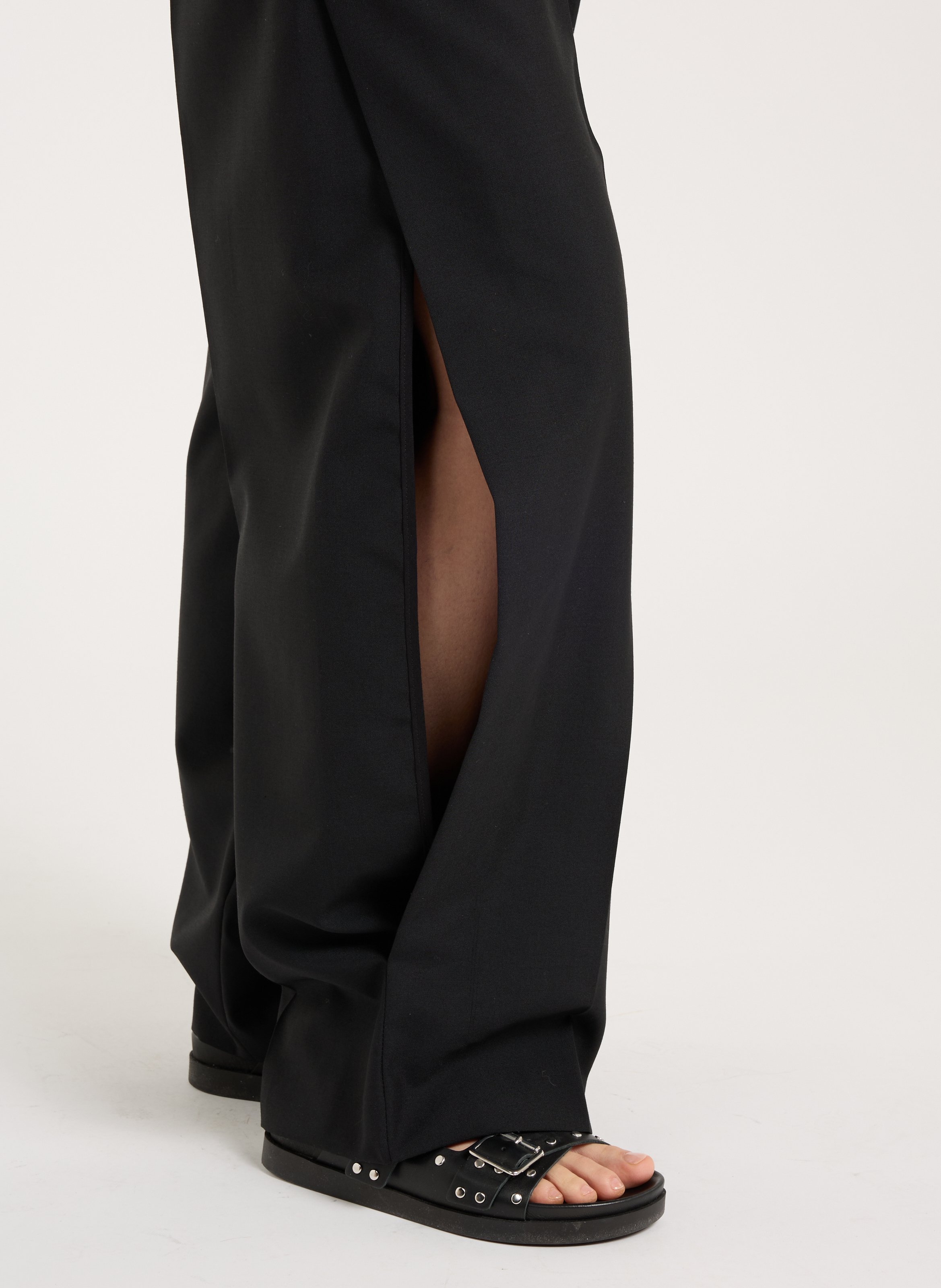 Weite Bundfaltenhose SAISON 1865 Schwarz