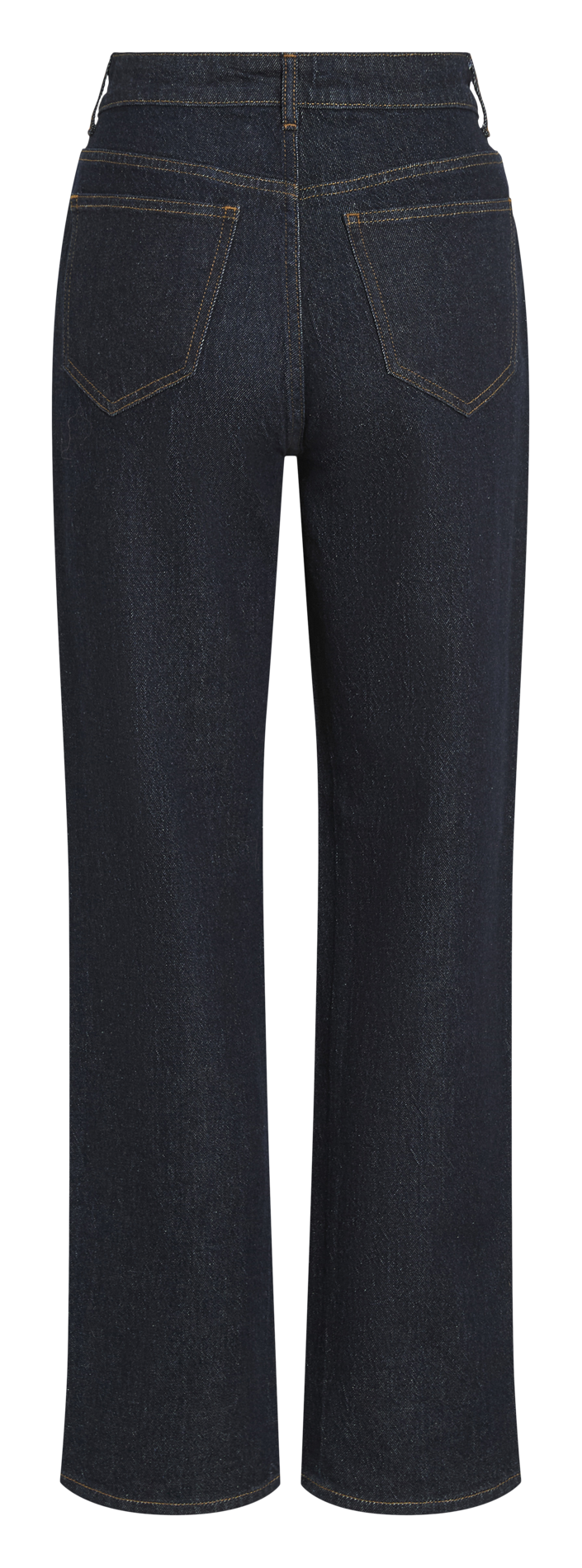 Cotton-blend straight-leg jeans VILA Blue