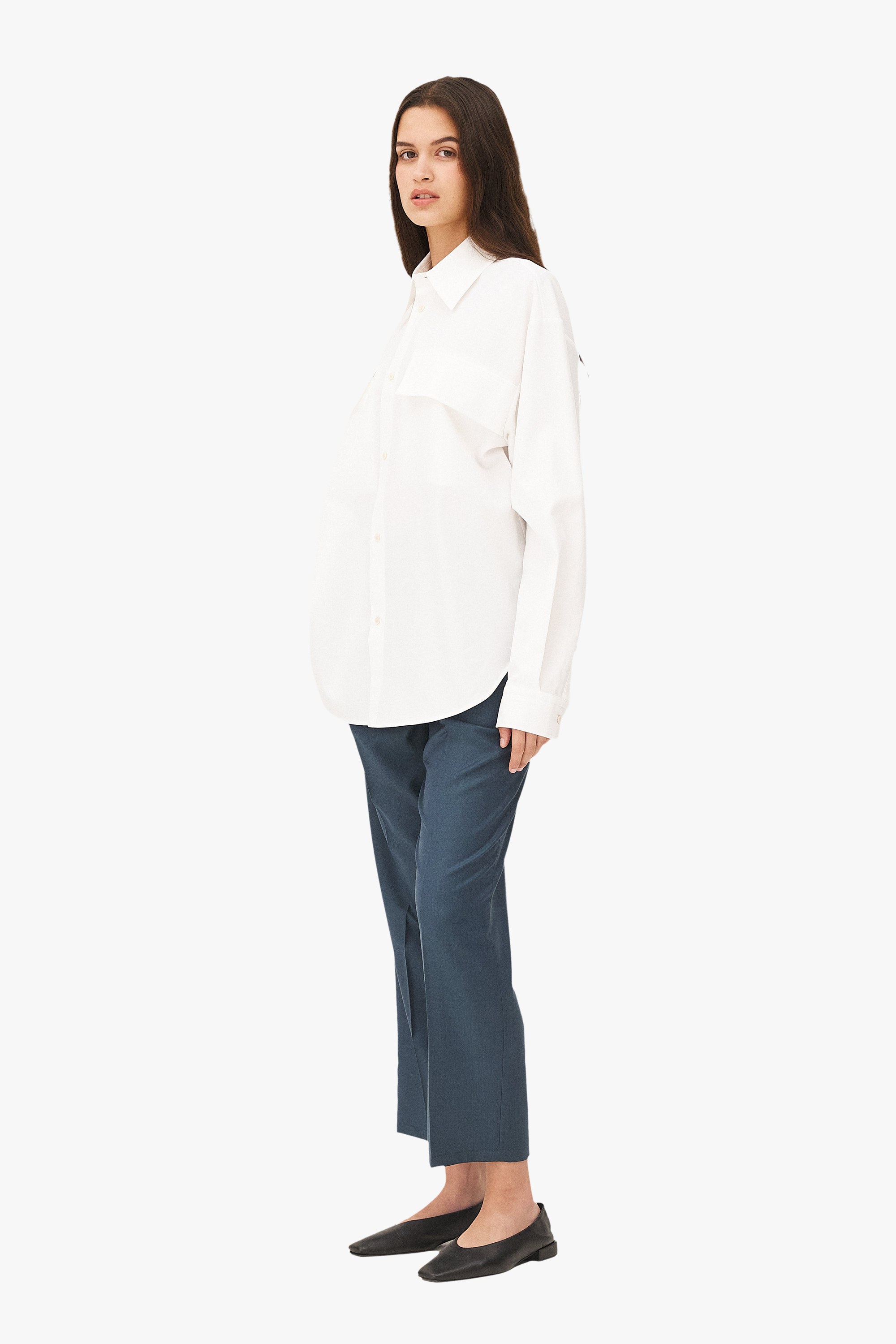 Elegant Tautira Shirt | White Noyoco Women